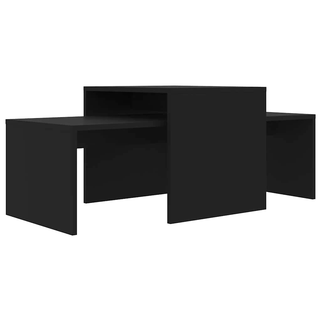 1 Vidaxl Coffee Table Coffee Table, Coffee Tables - Black, 1 of 7