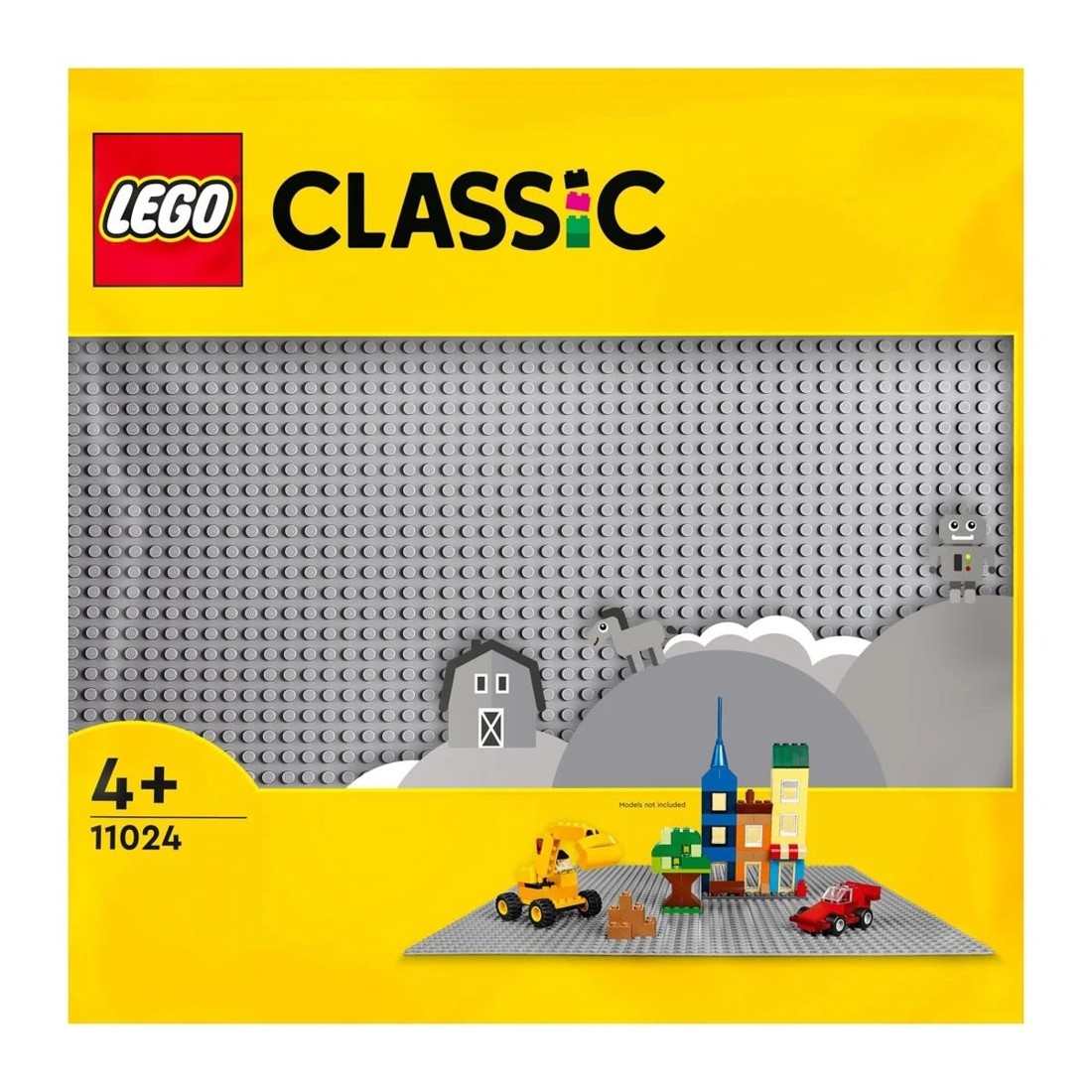 1 LEGO Classic Gray Baseplate 11024, 1 of 10