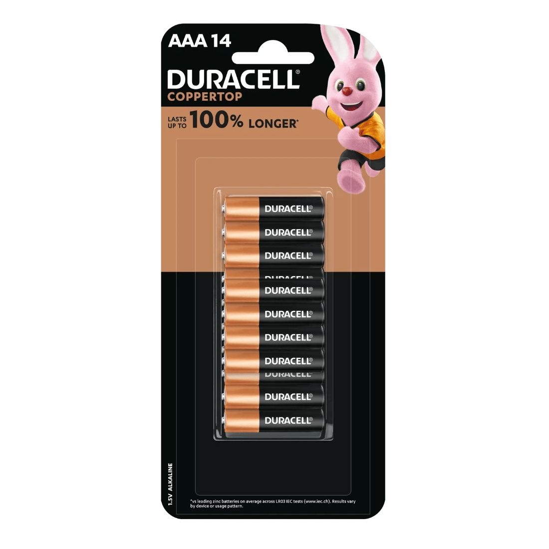1 14 Pack Duracell Coppertop Alkaline AAA Batteries, 1 of 10