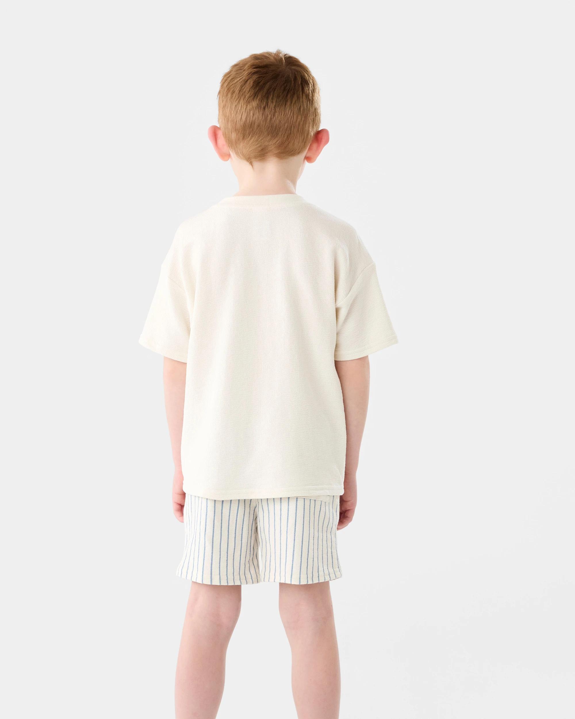 2 Textured Applique T-shirt Wht Palms, 2 of 7