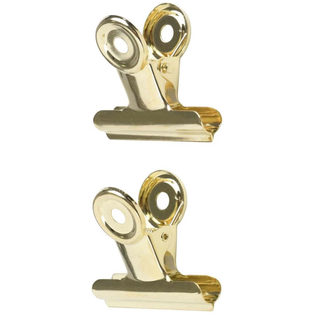 4 Otto Letter Clips Gold 2 Pack, 4 of 4