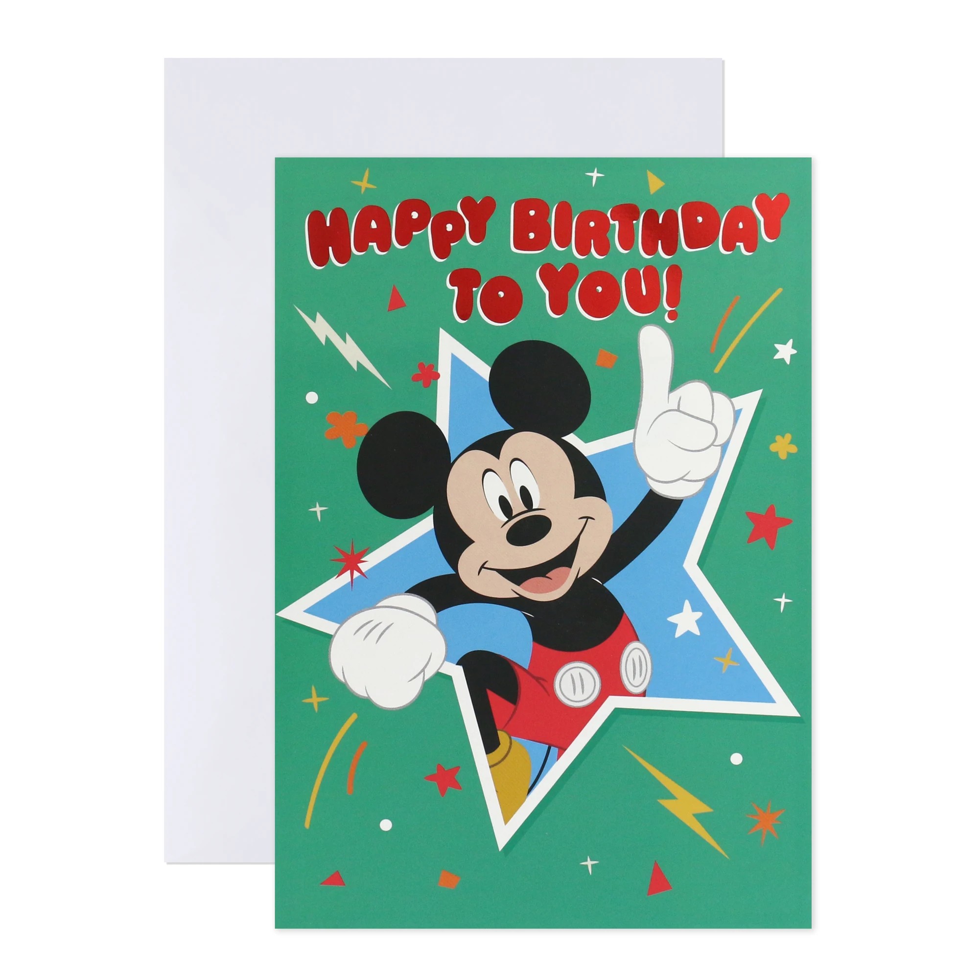 1 Hallmark Interactive Sound Birthday Card - Mickey Mouse, 1 of 4