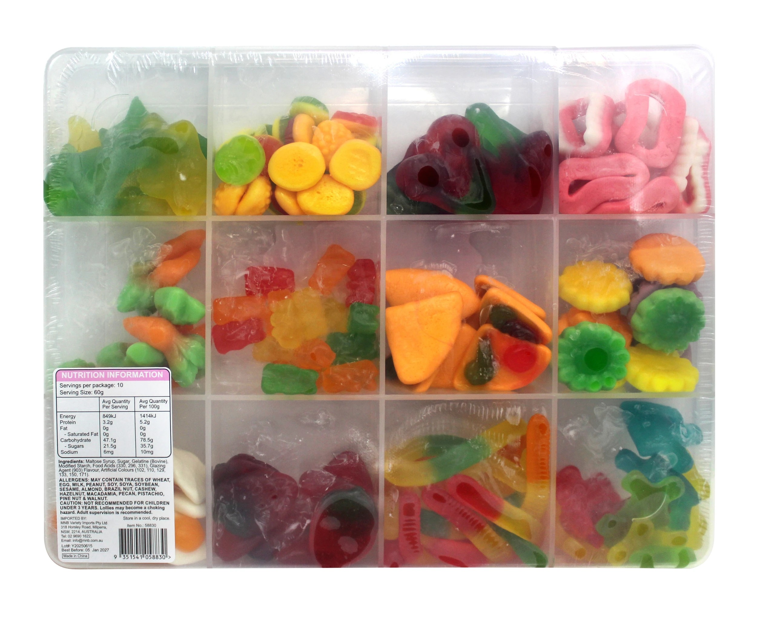 2 Snackle Box Sweet Gummy Selection 600g, 2 of 2
