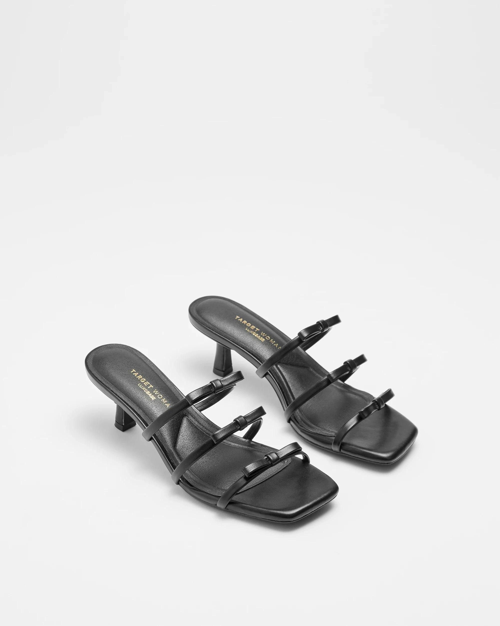 2 Target Woman Womens Bow Kitten Heel - Harper BLACK, 2 of 3