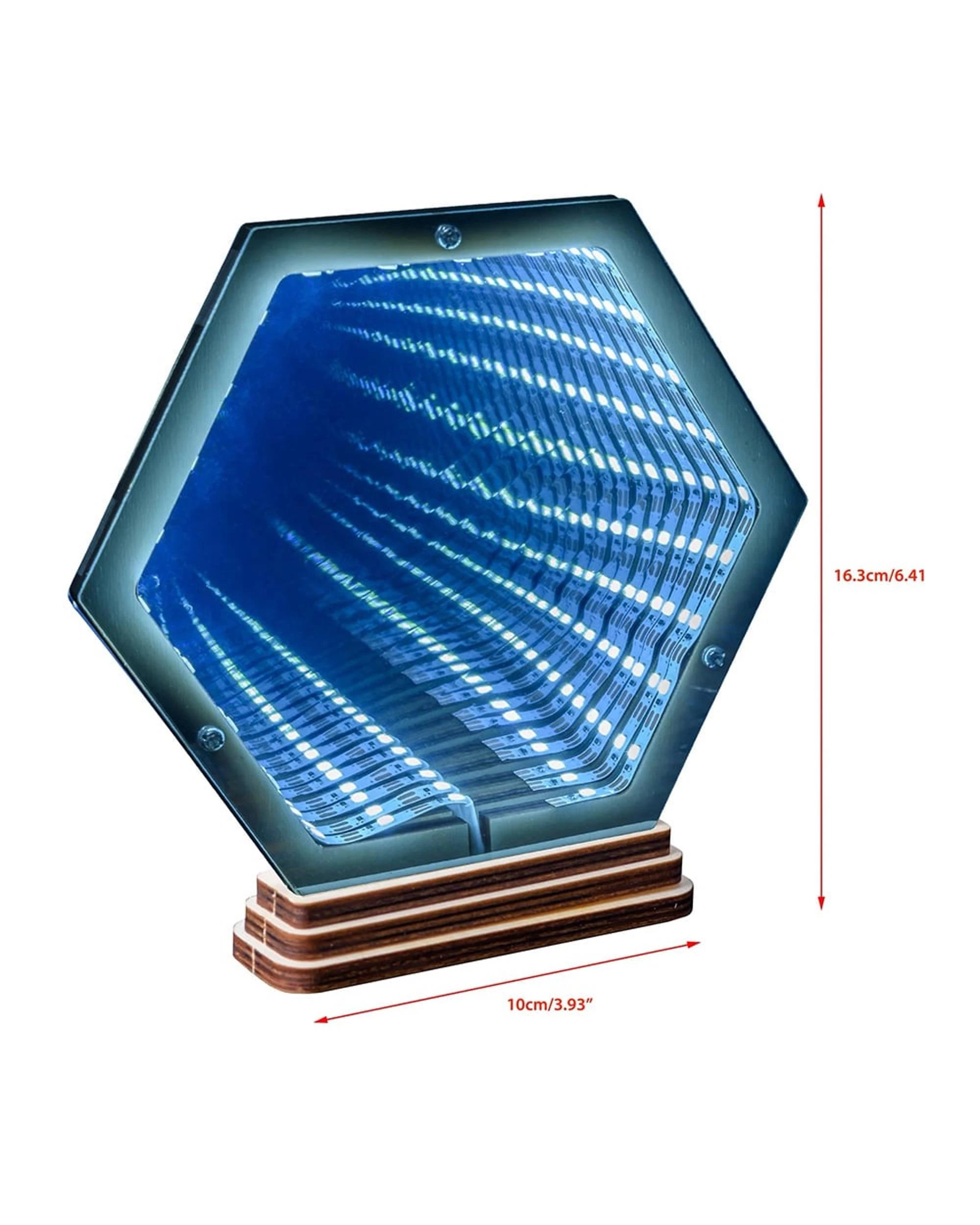 4 Heebie Jeebies Creator Infinity Mirror Optical Illusion of Light Depth DIY Kit, 4 of 5