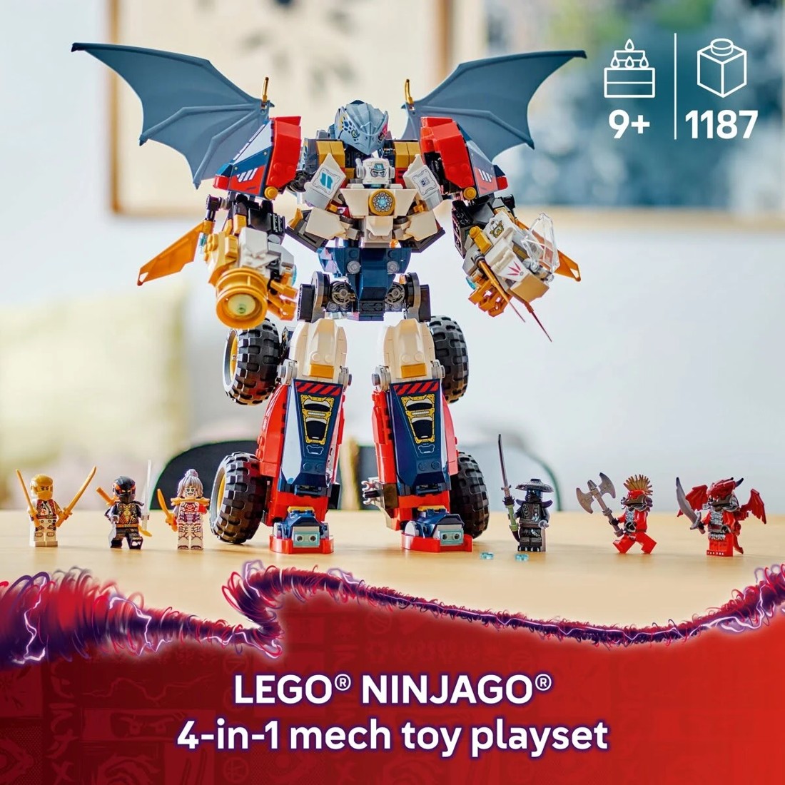 5 LEGO NINJAGO Zane's Ultra Combiner Mech 71834, 5 of 10