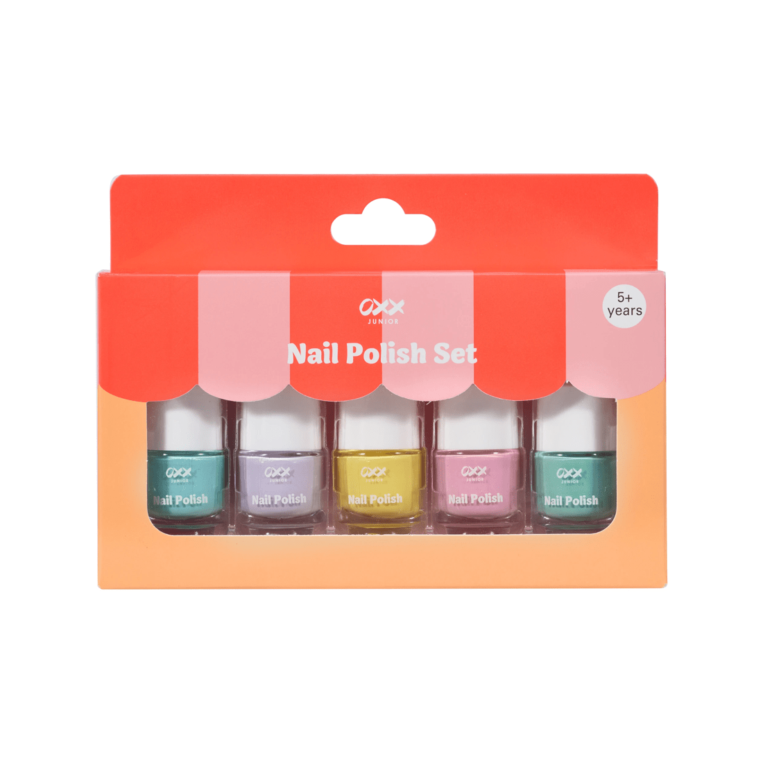 1 OXX Junior 5 Piece Feeling Funky Nail Polish Rainbow Kit, 1 of 4