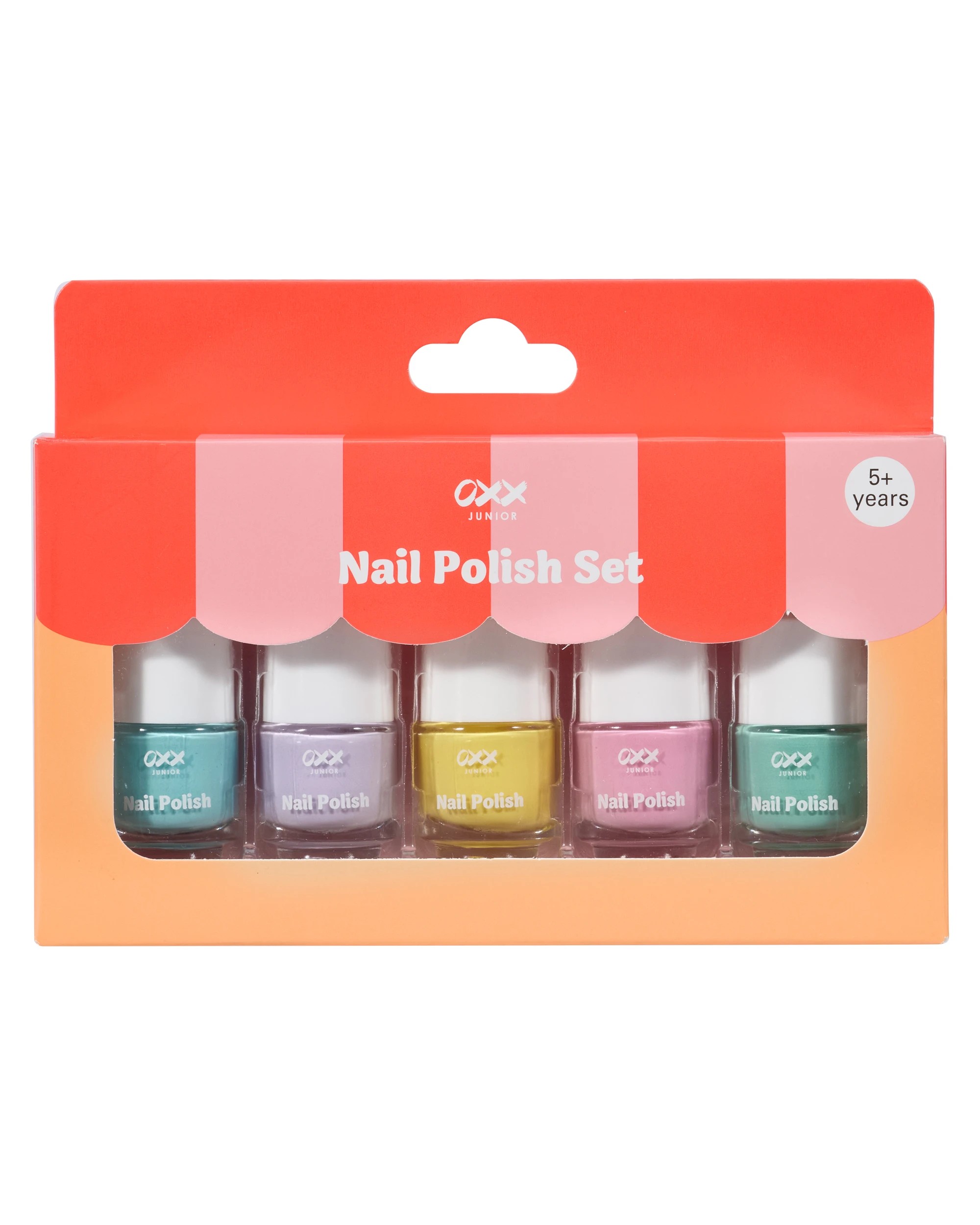 1 OXX Junior 5 Piece Feeling Funky Nail Polish Rainbow Kit, 1 of 4