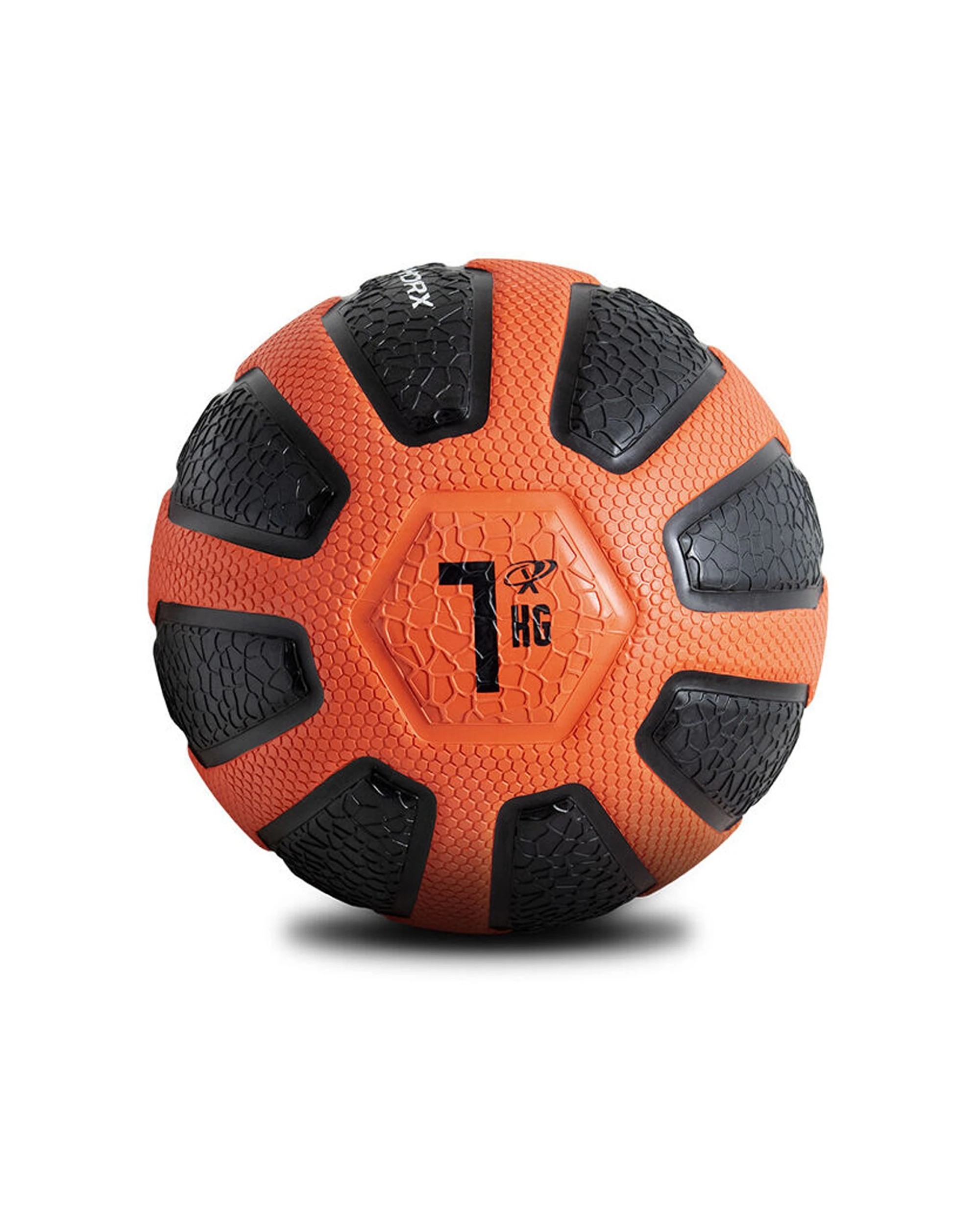 1 BODYWORX Medicine Ball 7kg Rubber Home Gym Explosive Strength Training - Multi, 1 of 2