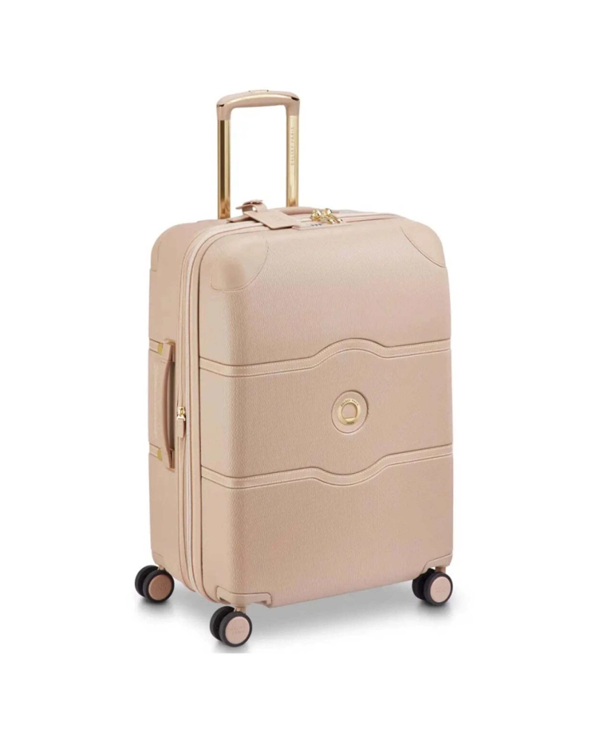3 Delsey Luggage Chatelet Air 2.0 4-Wheel Suitcase 66 cm TSA Lock Secure Zip Rose - Multi, 3 of 8