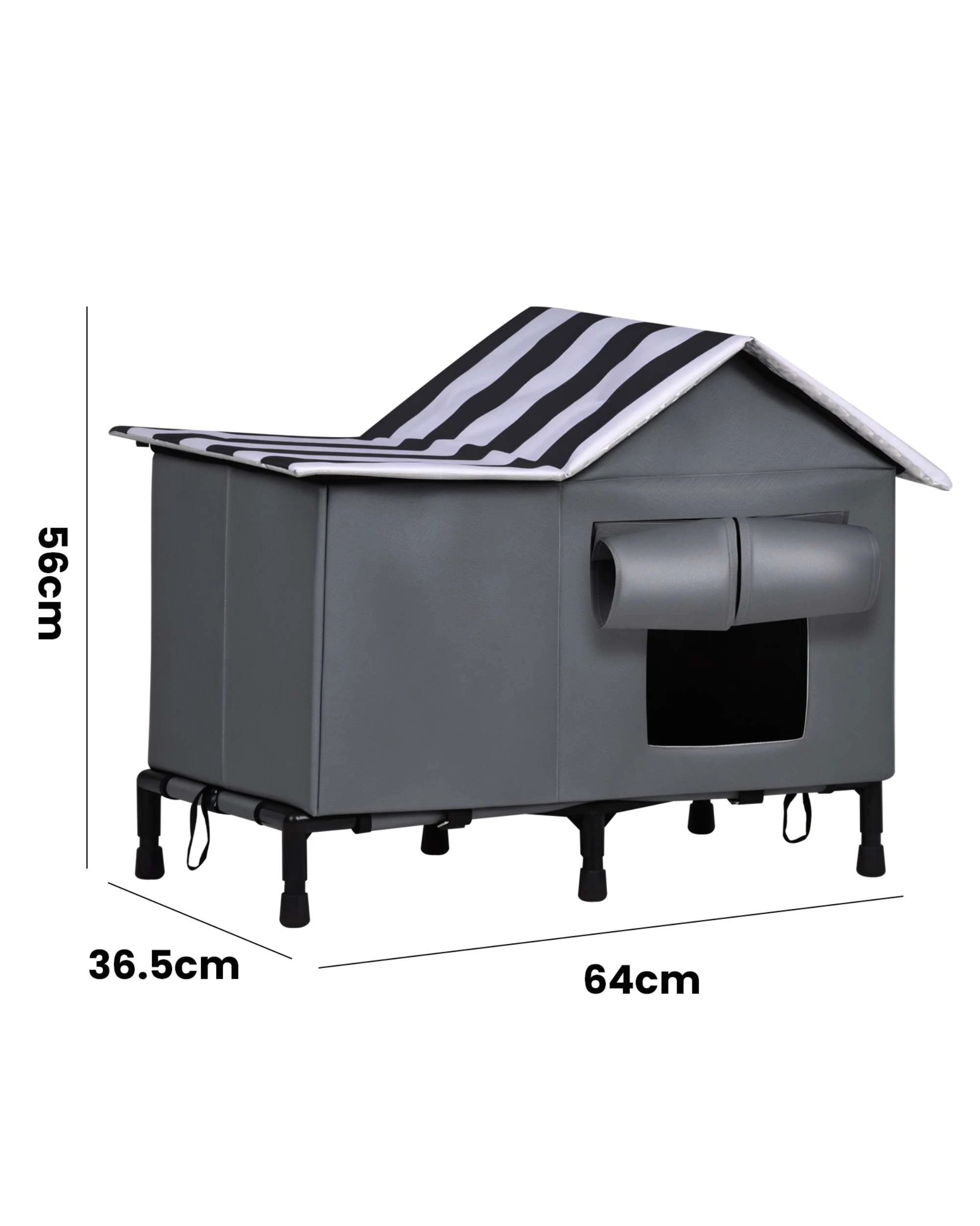 9 Advwin Pet House Shelter Elevated Outdoor Pet Bed, 9 of 9