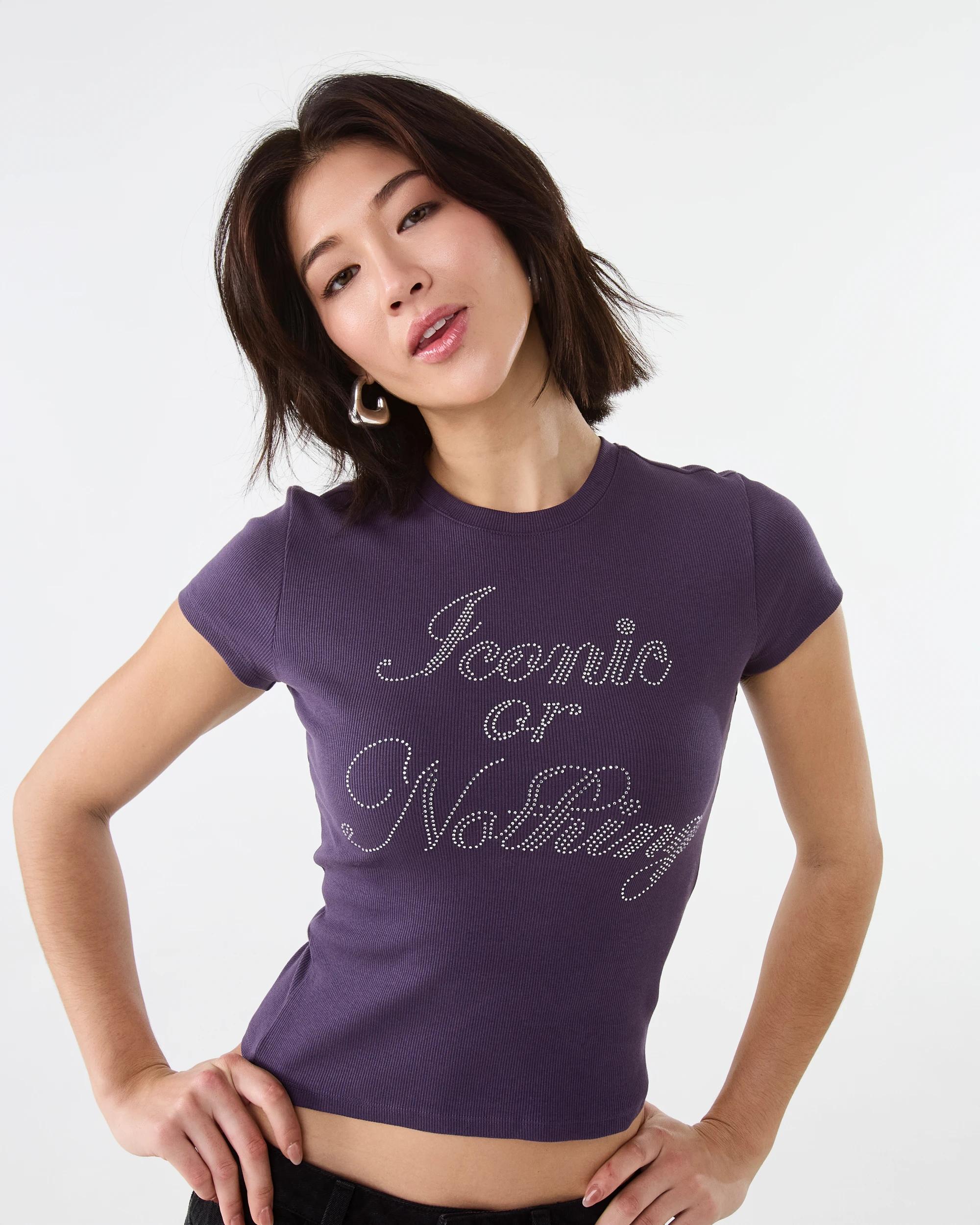1 Neat Fit Print Rib T-shirt Iconic, 1 of 9