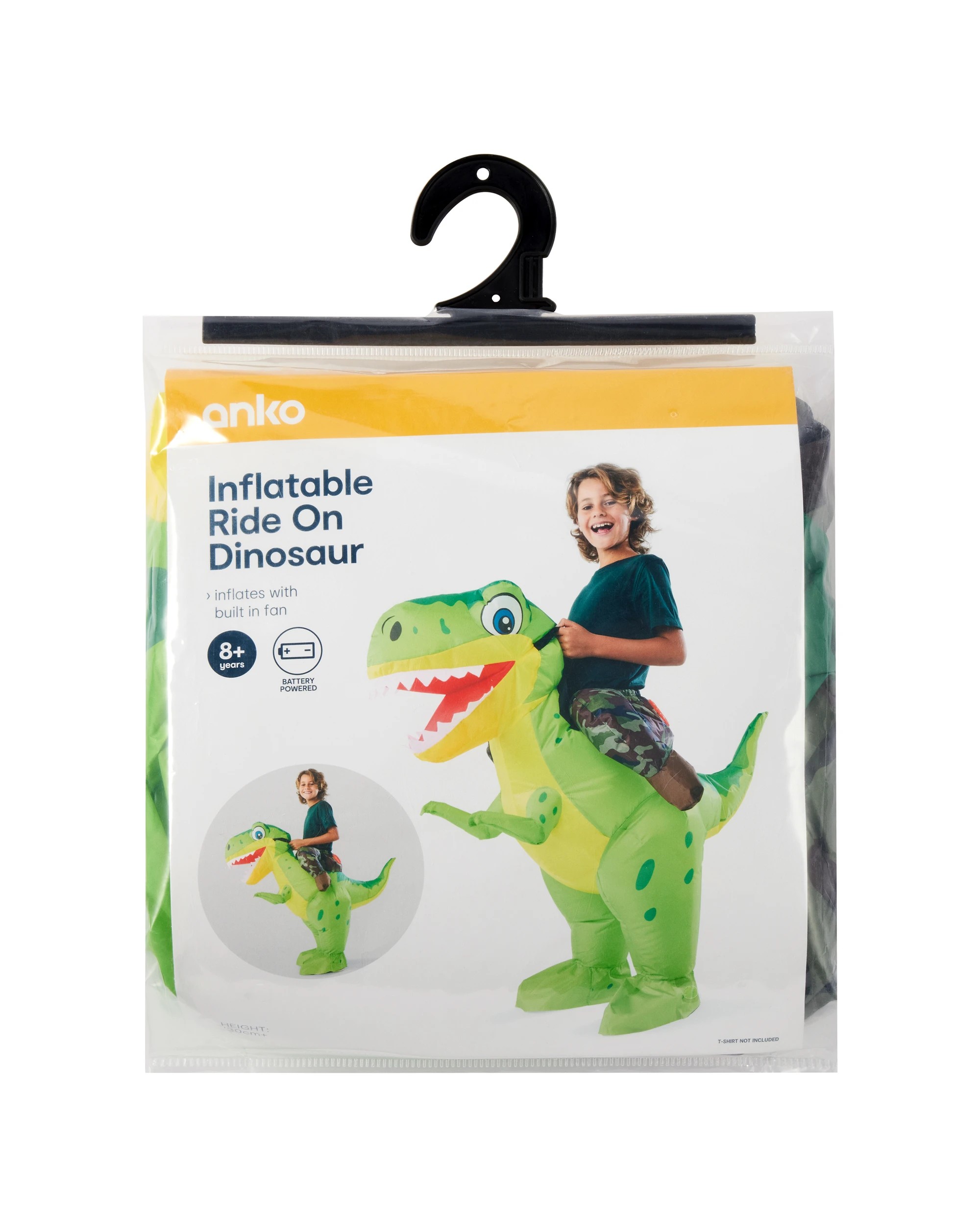 8 Inflatable Ride-On Dinosaur - Ages 8+, 8 of 8