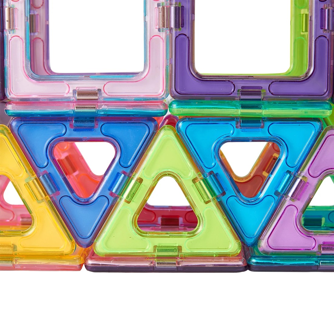 7 50 Piece Magnetic Tiles Playset, 7 of 11