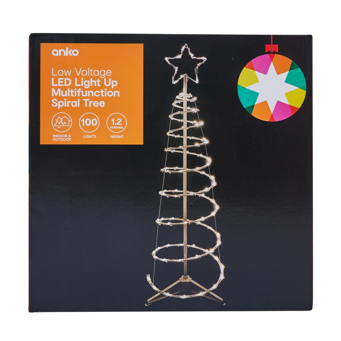 7 Low Voltage LED Light Up Multifunction Spiral Tree, 7 of 7
