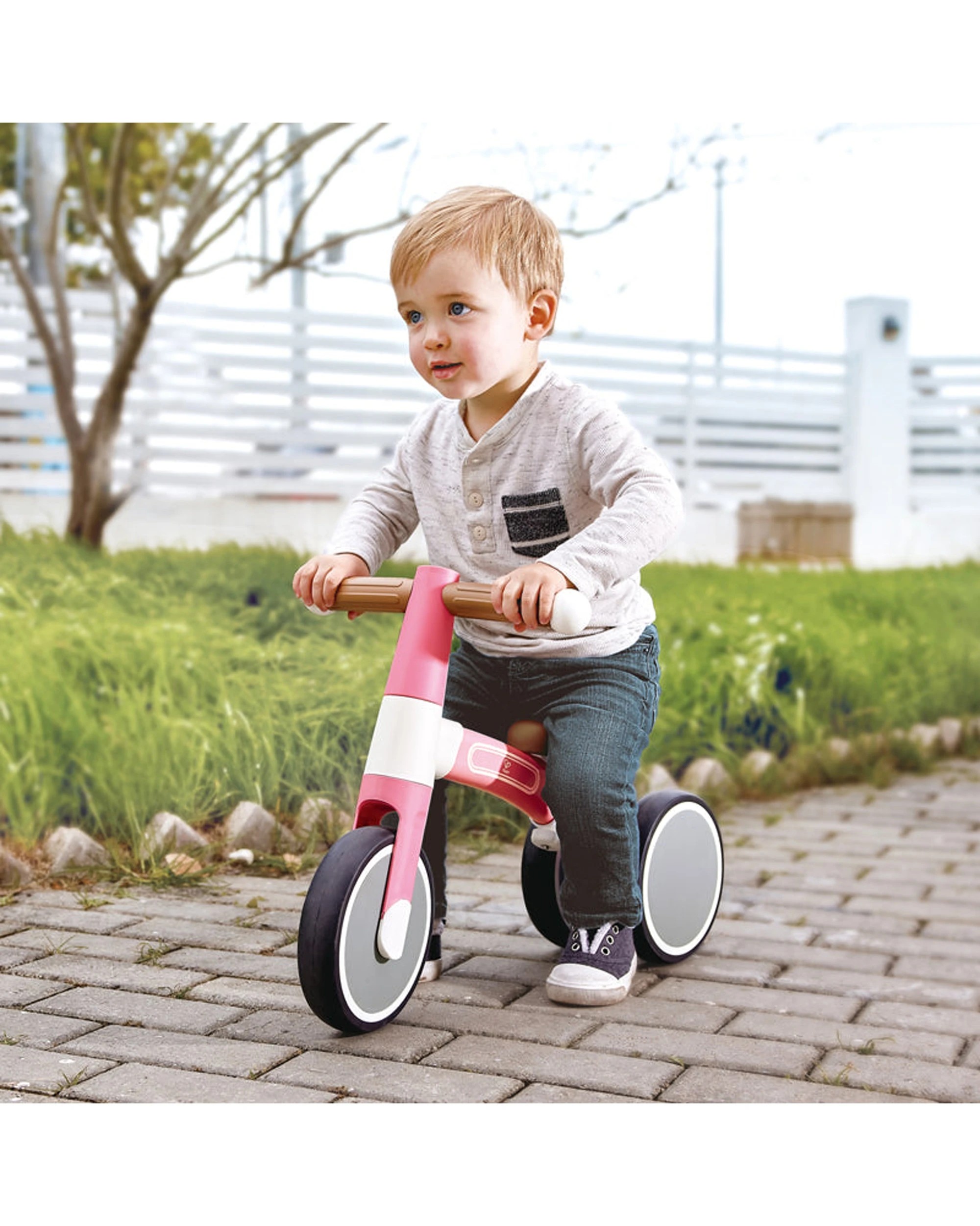 3 Hape Toddler Ride On Balance Bike Lightweight With Adjustable Seat - Pink, 3 of 3