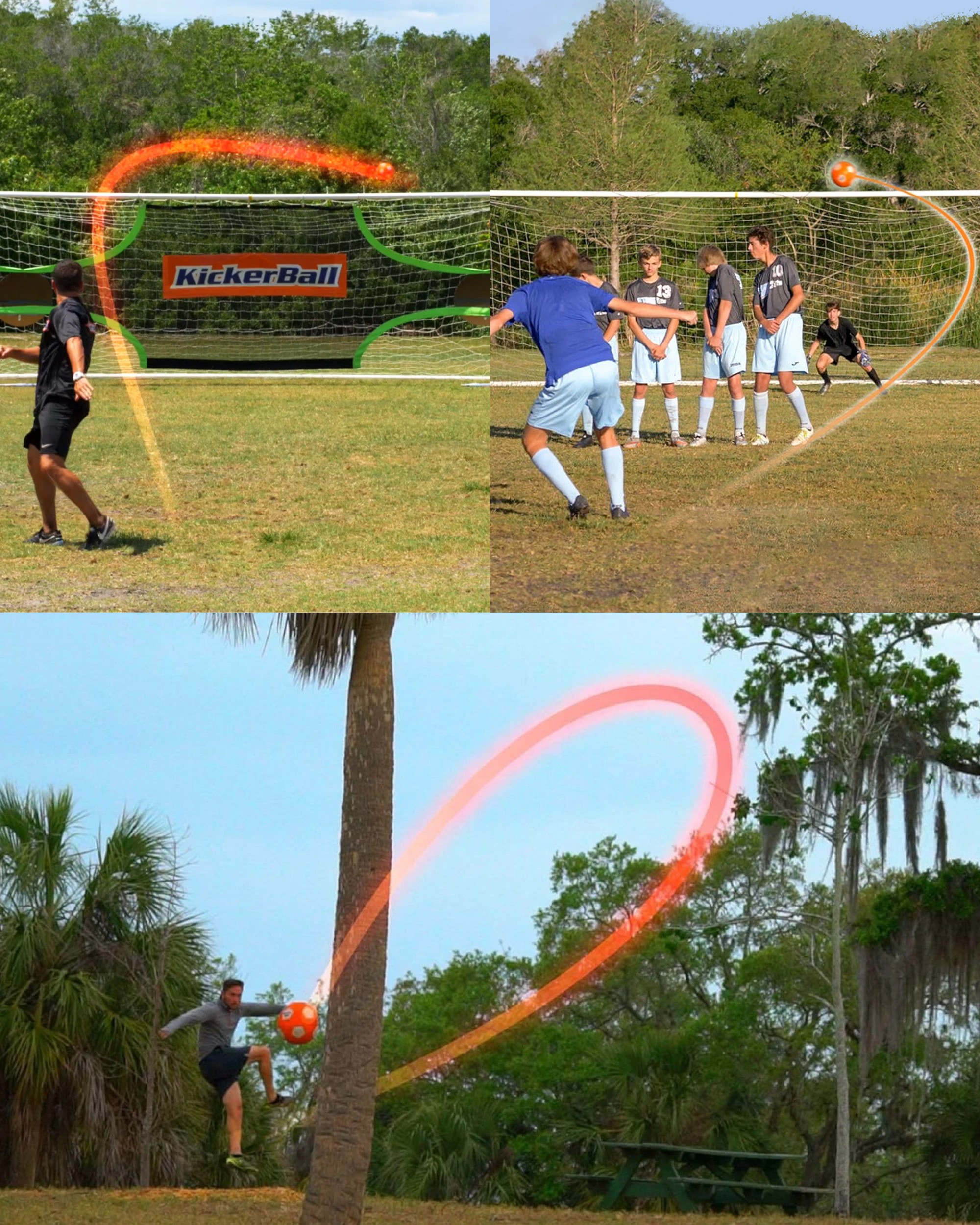 4 Global Shop Direct Kickerball by Swerve Sports Trick Soccerballs that Swerve and Curve Play Like A Pro, 4 of 7