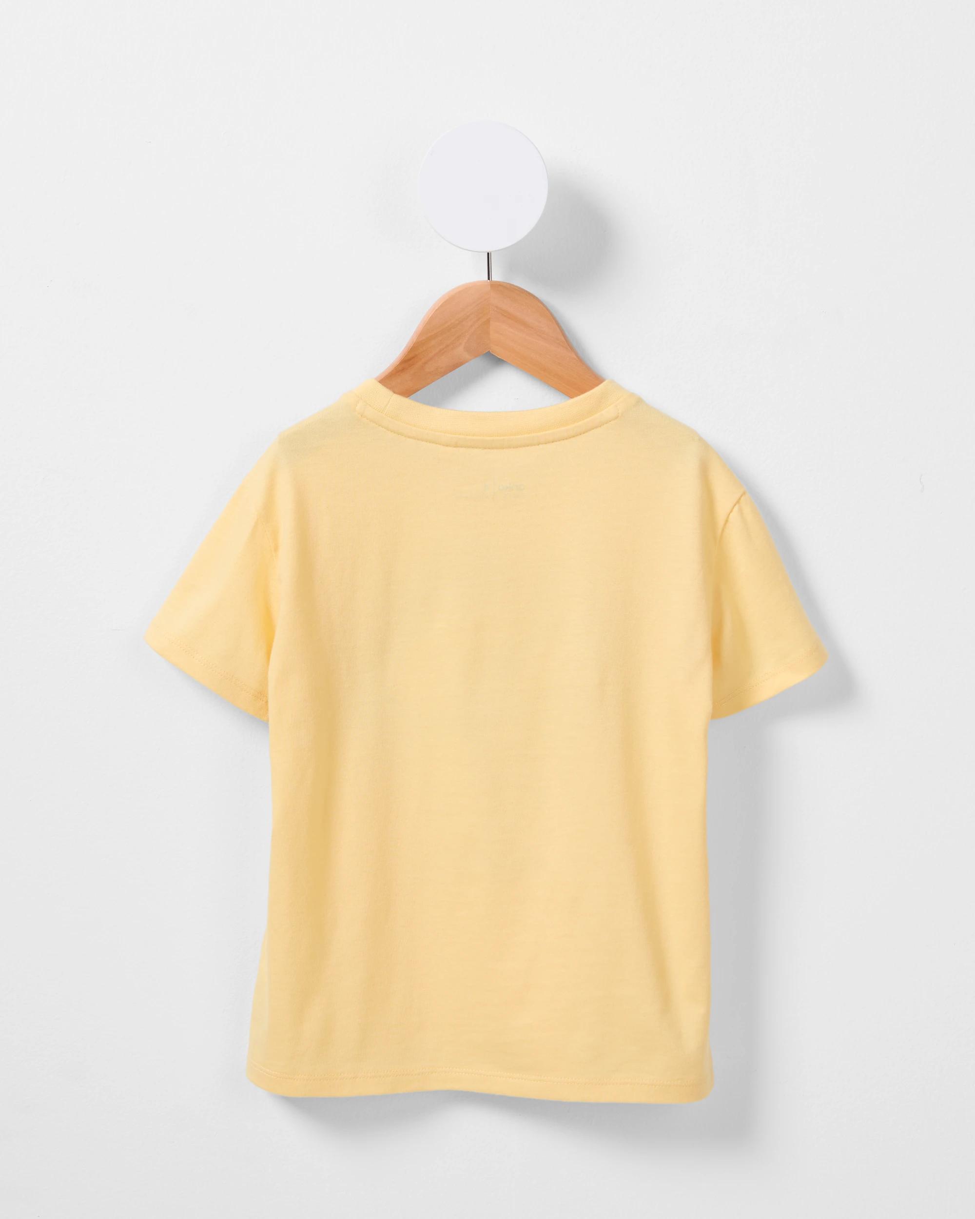 10 Chest Print T-shirt Ylw Dino, 10 of 10