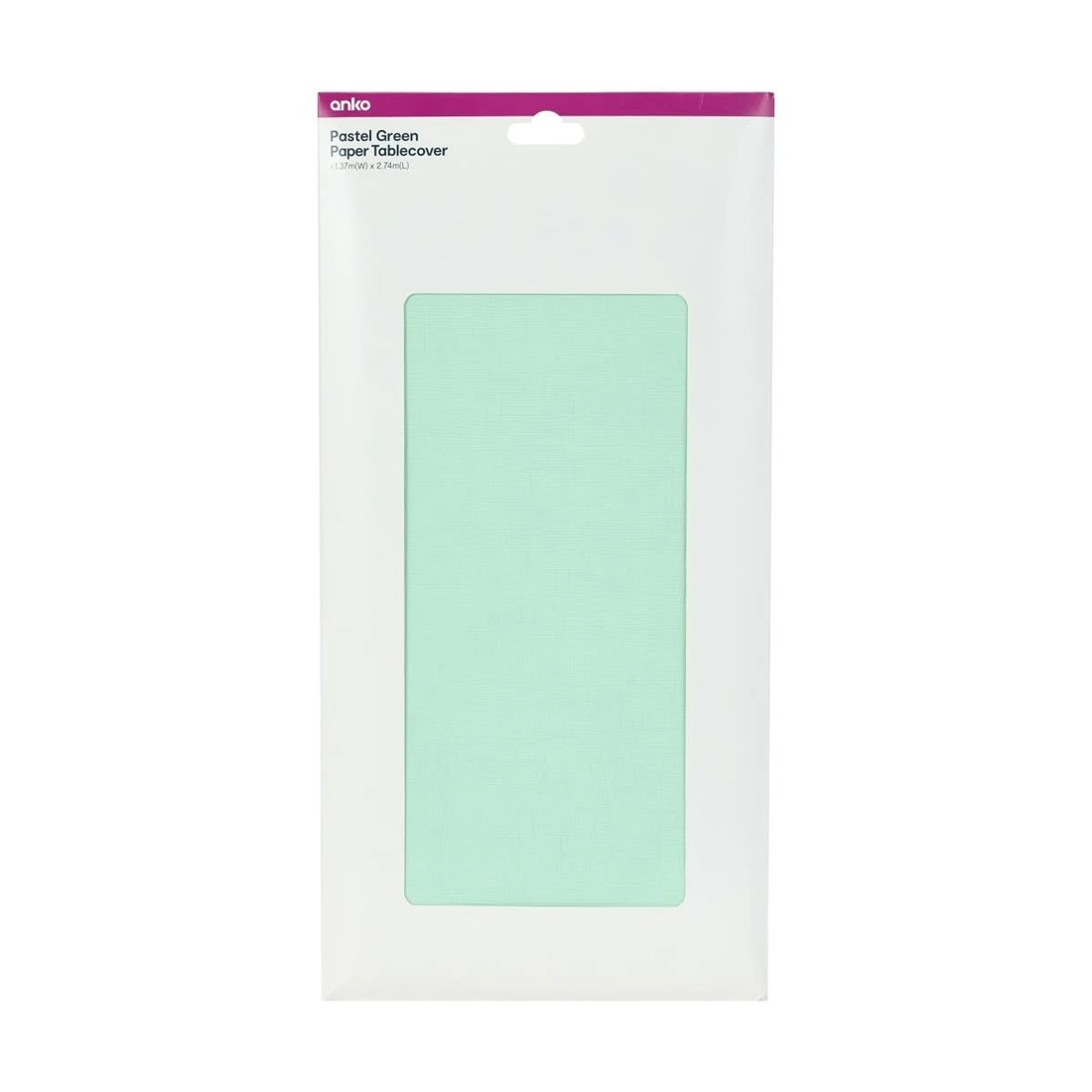 3 Paper Tablecover - Pastel Green, 3 of 3