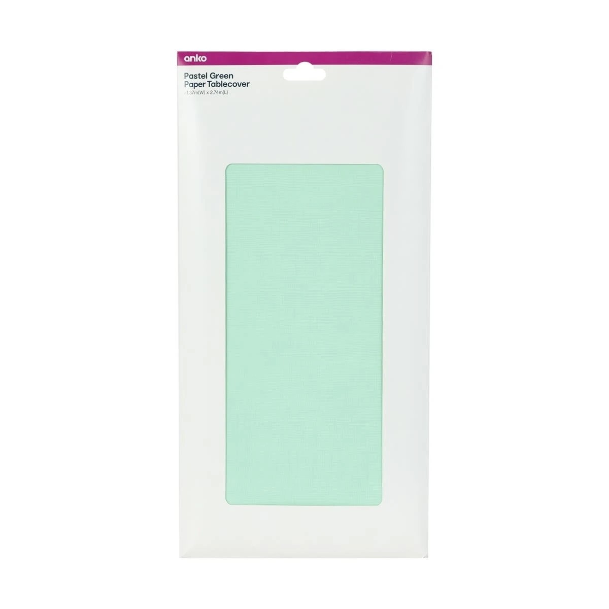 3 Paper Tablecover - Pastel Green, 3 of 3