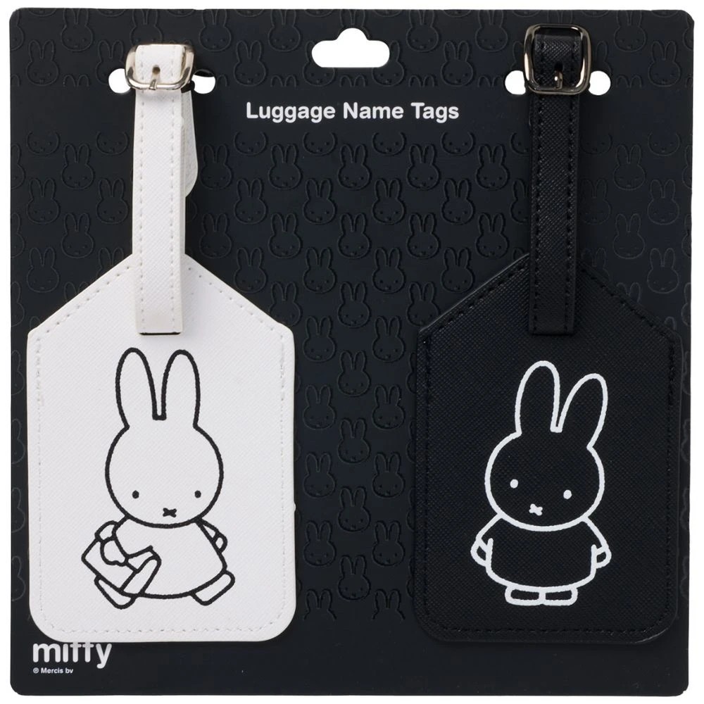 1 Miffy Luggage Tags 2 Pack, 1 of 3