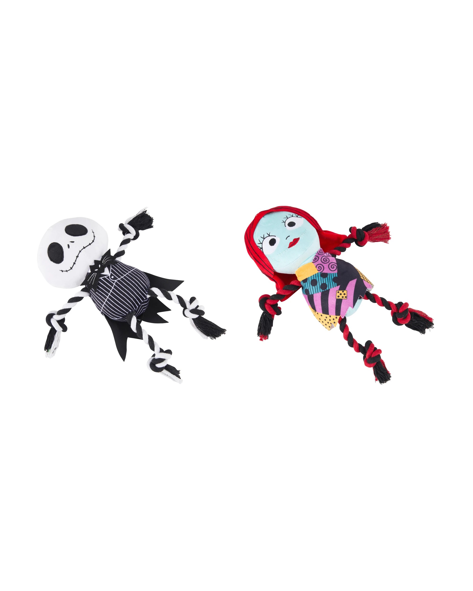 1 Disney Tim Burton's The Nightmare Before Christmas Pet Toy Rope Plush - Assorted, 1 of 4