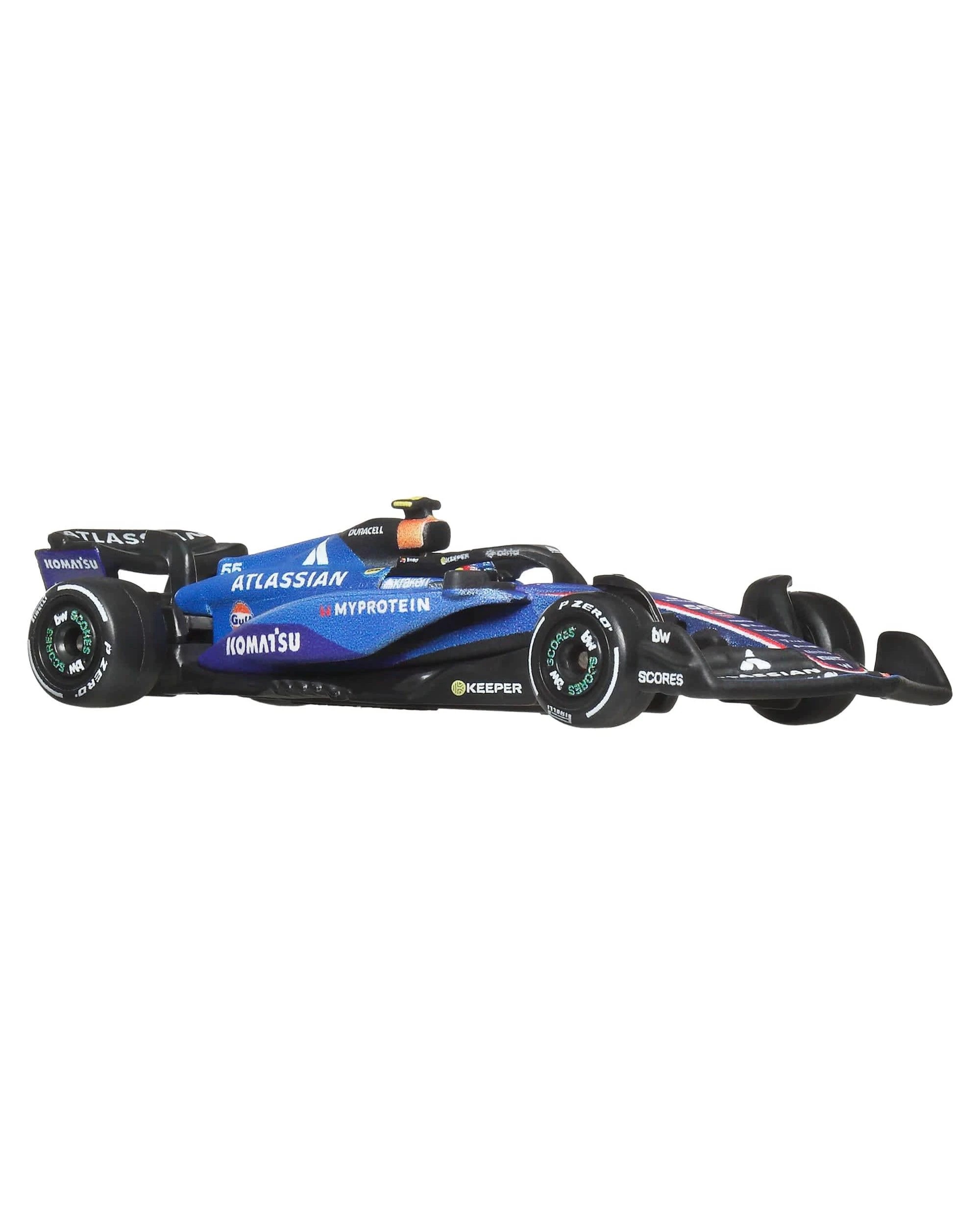 3 Hot Wheels Premium Formula 1 2025 Atlassian Williams Racing Team #55 Carlos Sainz Diecast Vehicle, 3 of 6