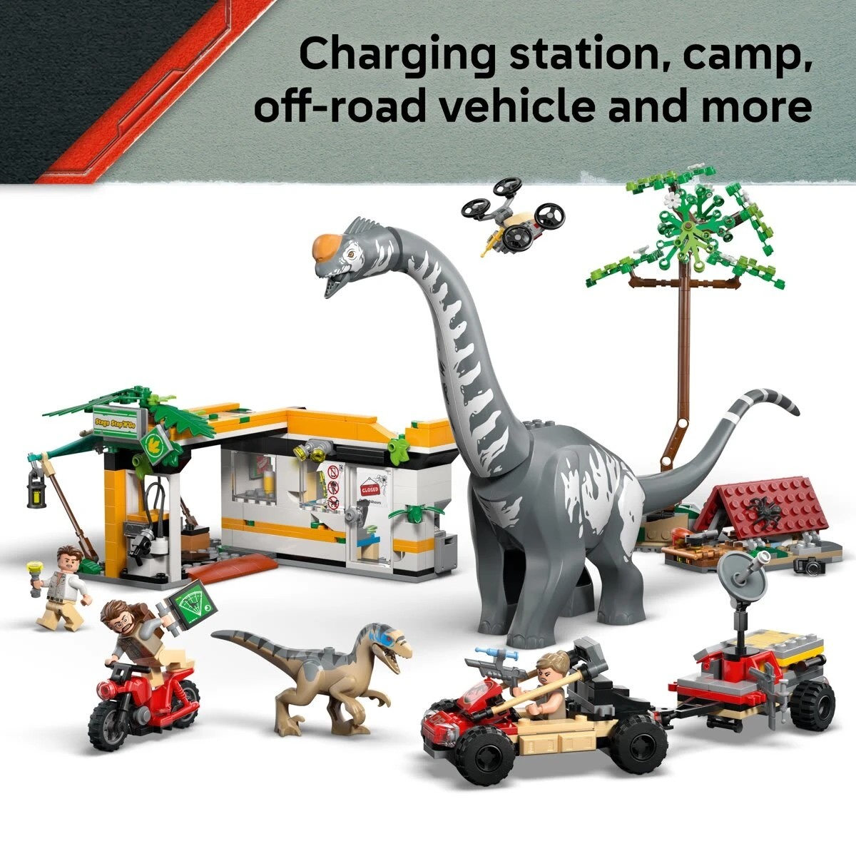 4 LEGO Jurassic World Raptor & Titanosaurus Tracking Mission 76973, 4 of 9