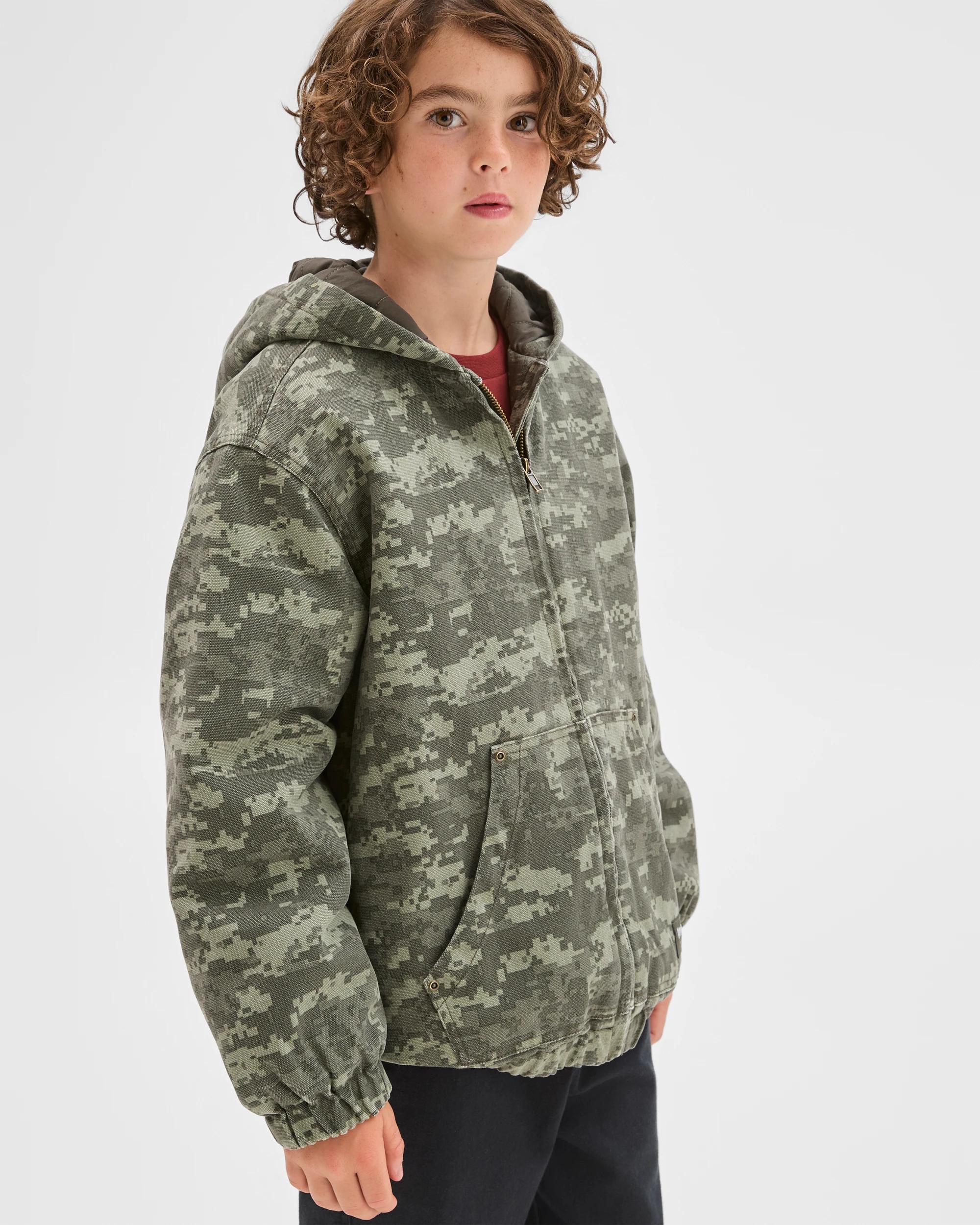 4 Target Kids Australian Cotton Canvas Bomber Jacket CAMO, 4 of 8