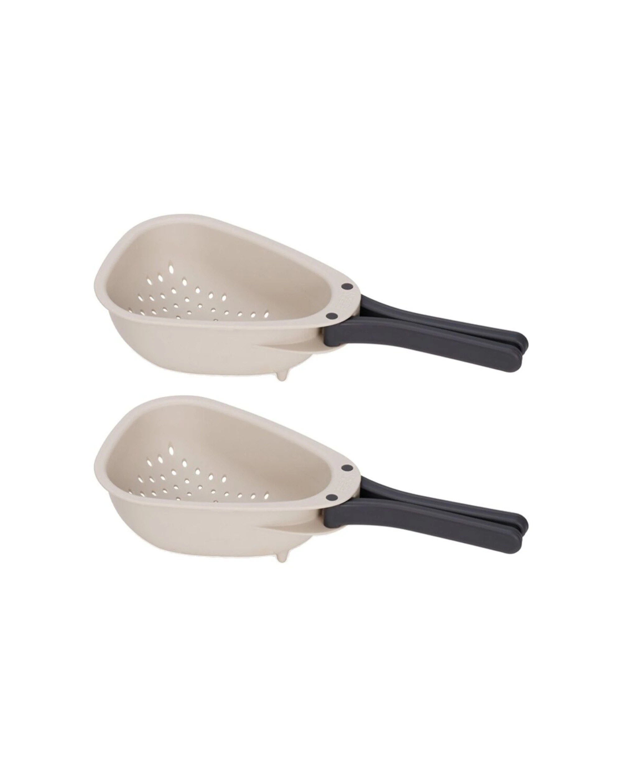 1 Joseph Joseph 2PK Droplet Mini Small Folding Kitchen Colander Space-Saving - Natural, 1 of 7