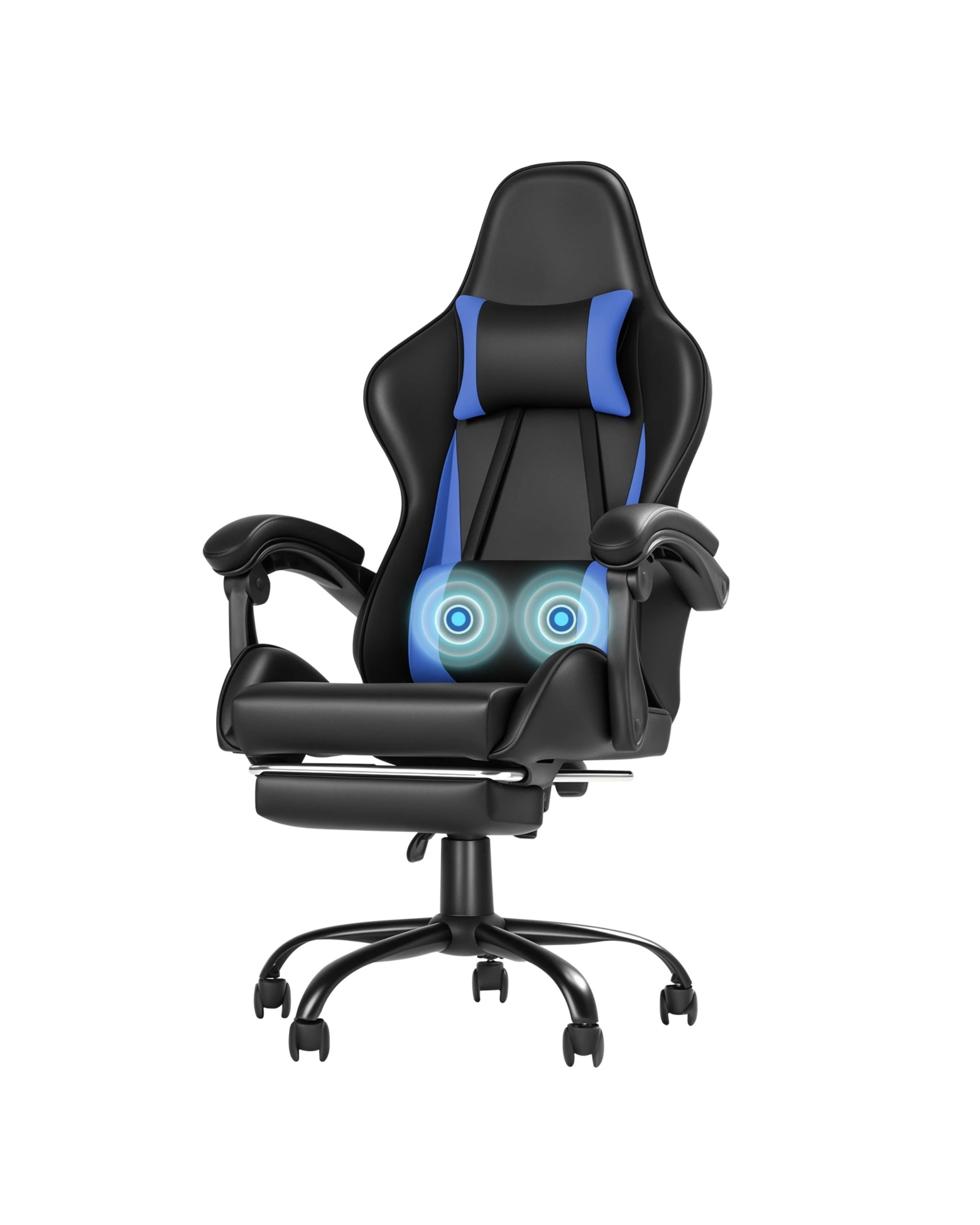 7 Advwin Gaming Chair Massage Lumbar Cushion - Blue, 7 of 9