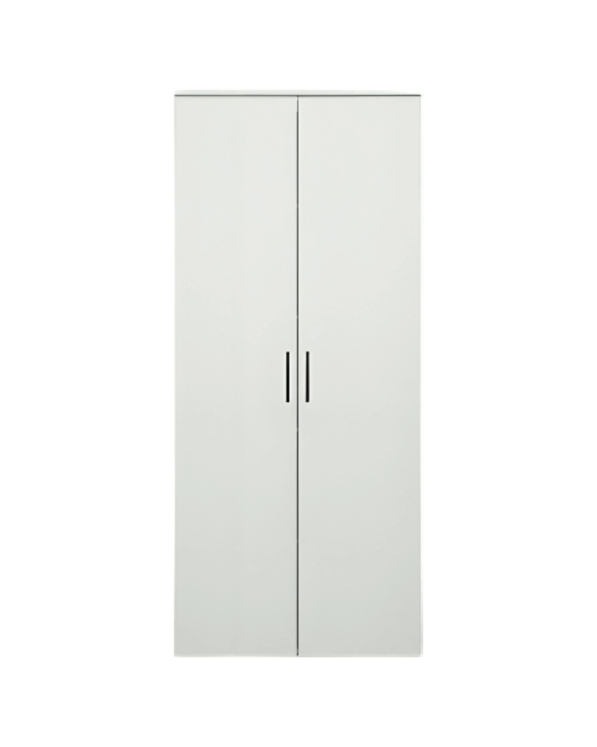 1 European Cabinetry Stockholm Storage Cupboard Slim Square Handle - White, 1 of 3