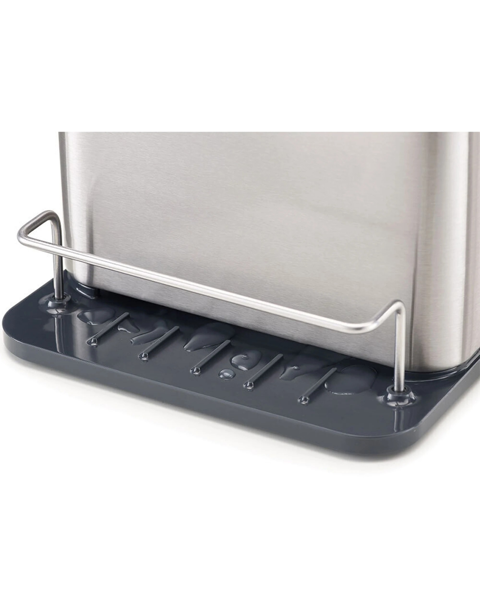 3 Joseph Joseph Surface Sink Tidy Stainless Steel Fingerprint Proof Sloped - Silver, 3 of 4