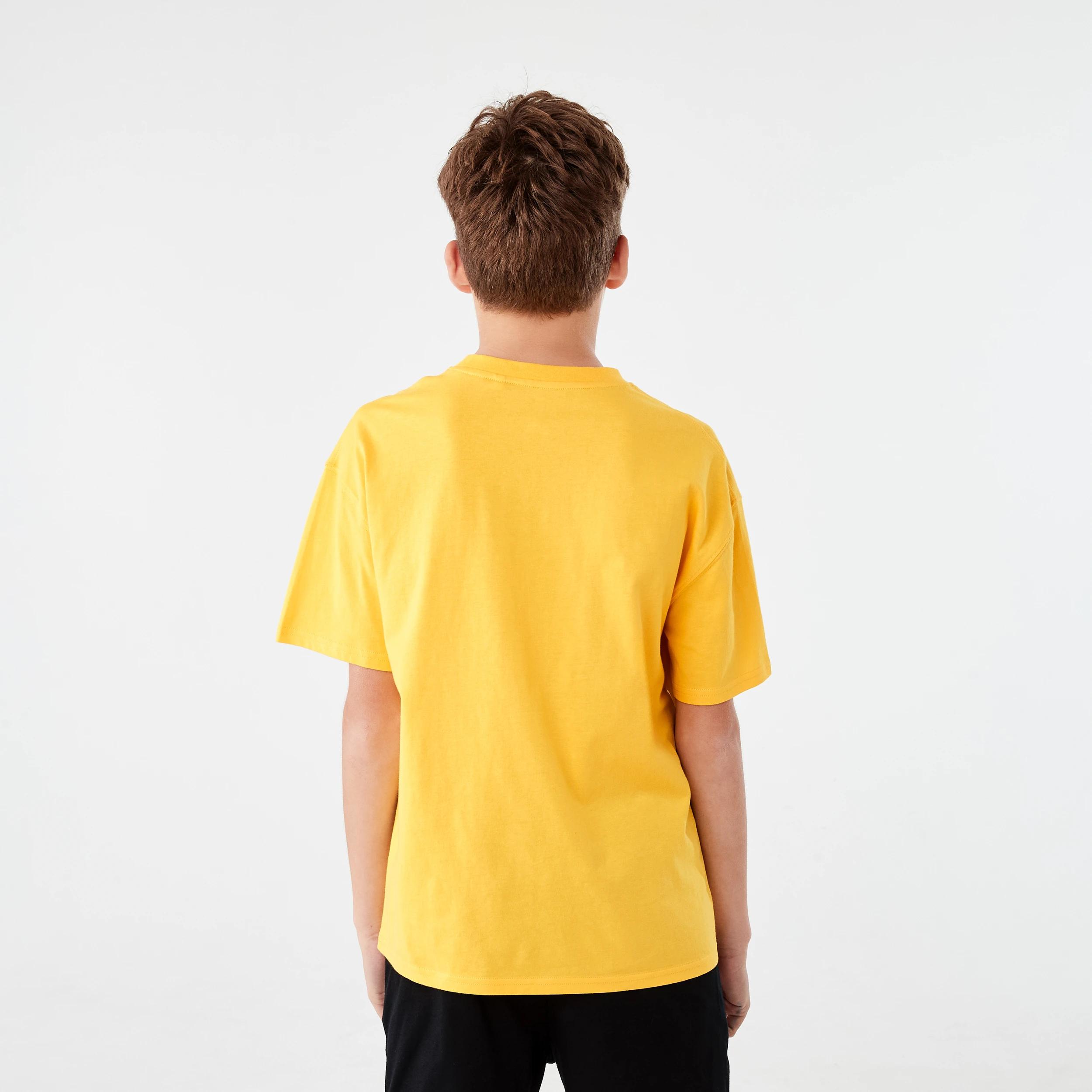 3 Official NBA Kids T-shirt YELLOW LAKERS TEE, 3 of 7