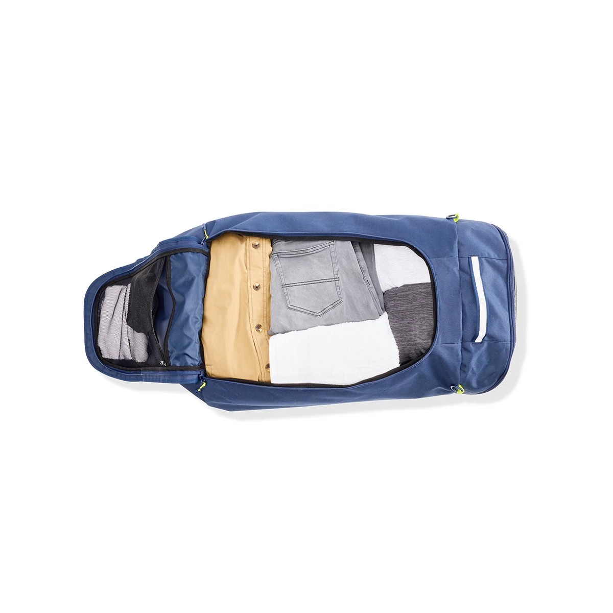 5 Roll Up Wheeled Travel Duffle - Navy, 5 of 10