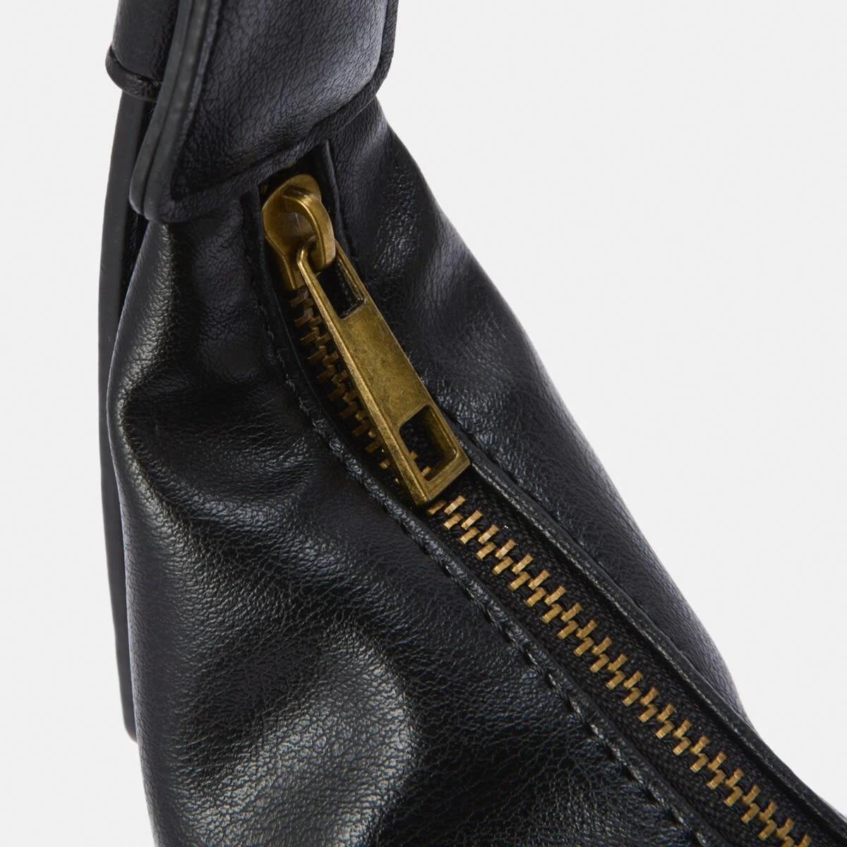 3 Crescent Crossbody Bag BLACK, 3 of 7