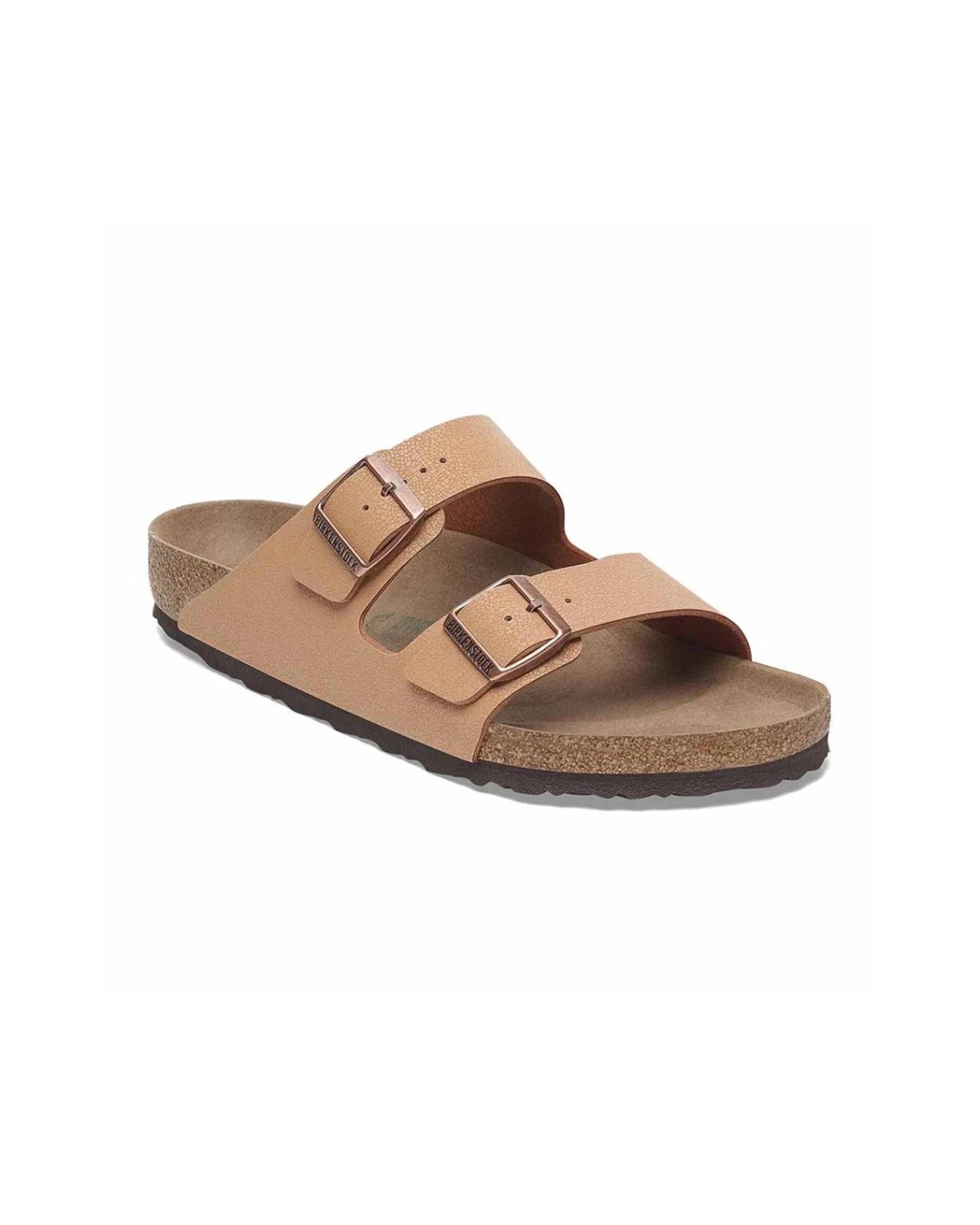 1 Birkenstock Arizona BirkiBuc Vegan Sandals Regular Width PECAN, 1 of 6