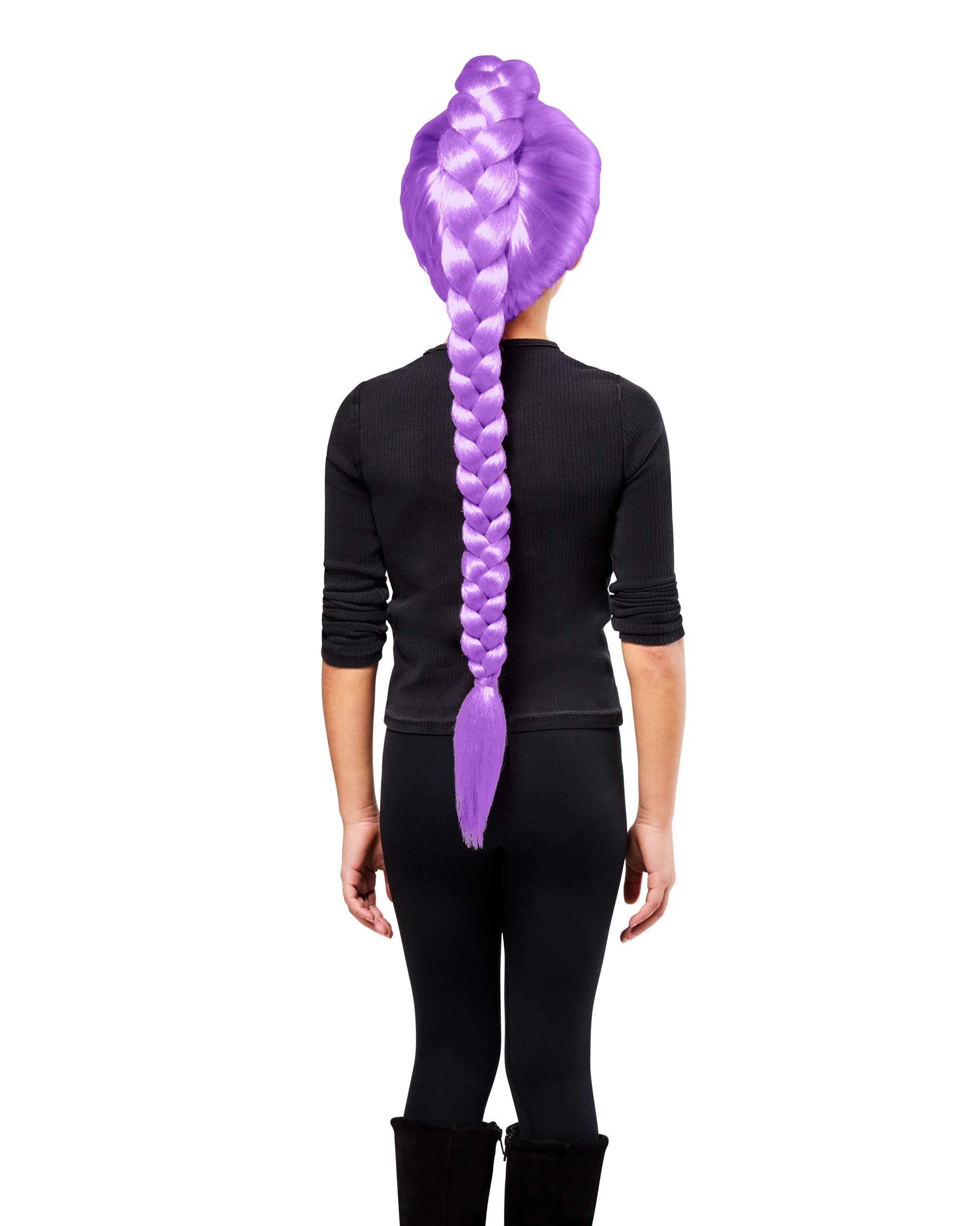 2 KPop Demon Hunters Kpop Demon Hunter Rumi Wig - Purple, 2 of 4