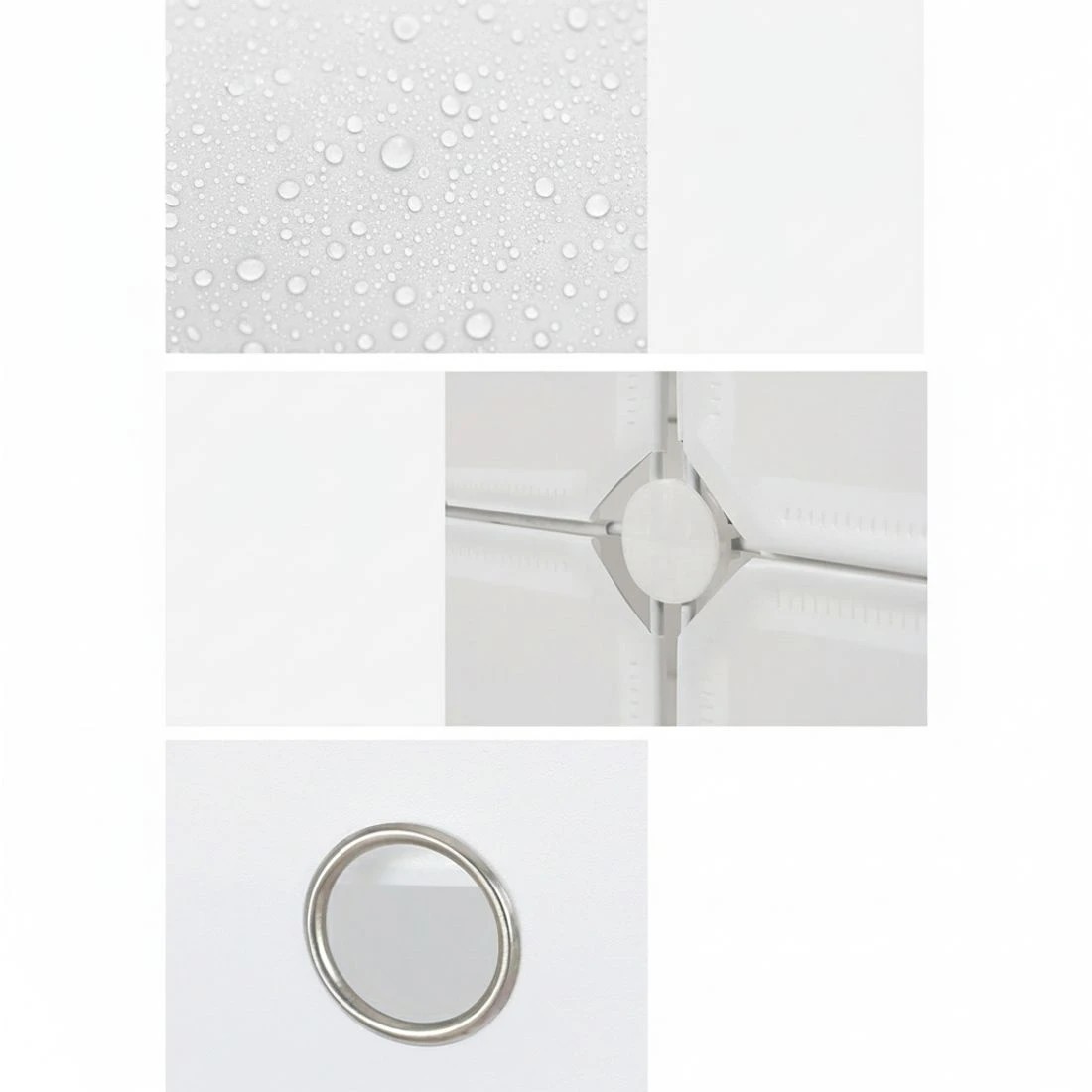 4 Artiss Shoe Box DIY Set of 8 Storage Cube Stackable - White, 4 of 5