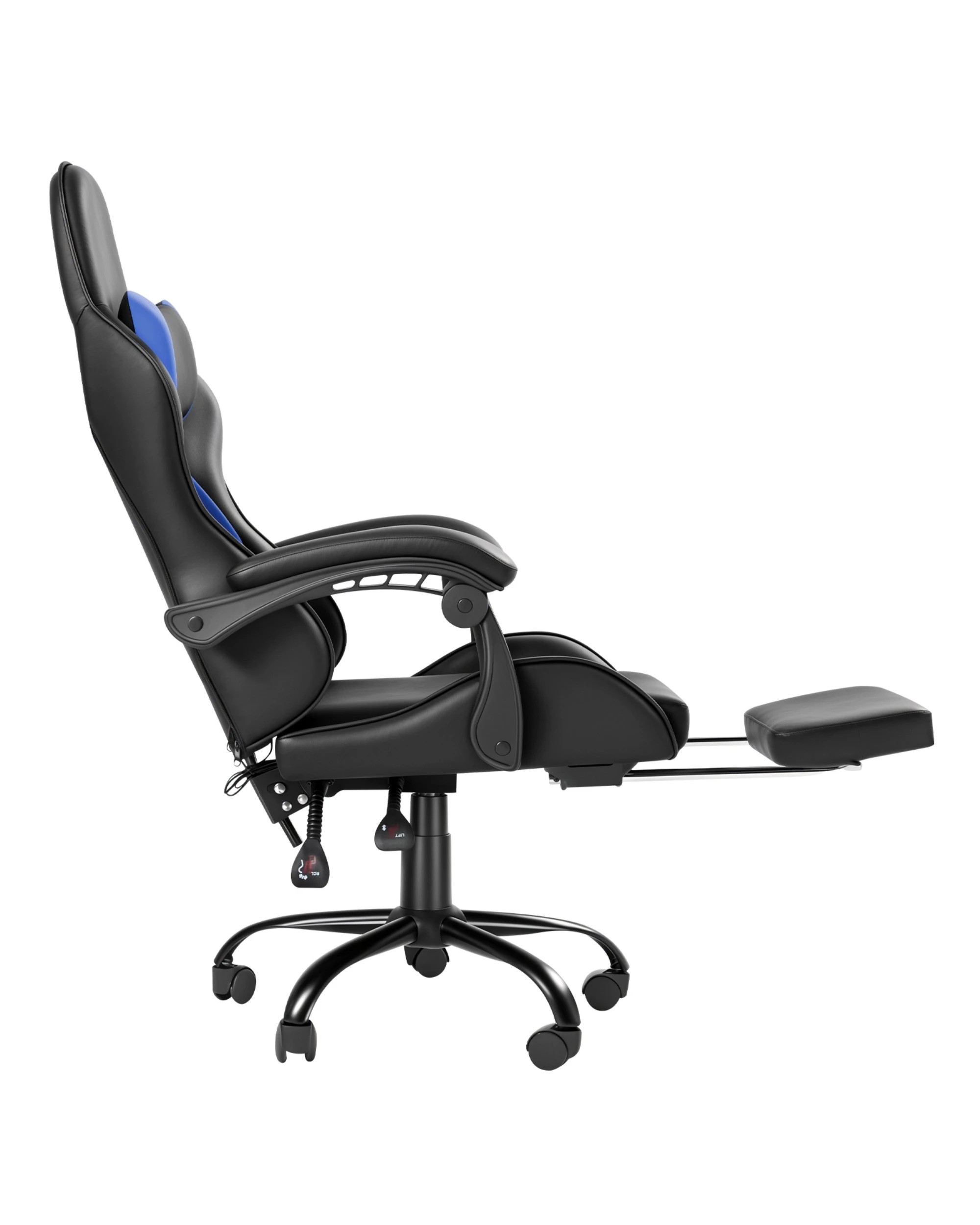 6 Advwin Gaming Chair Massage Lumbar Cushion - Blue, 6 of 9