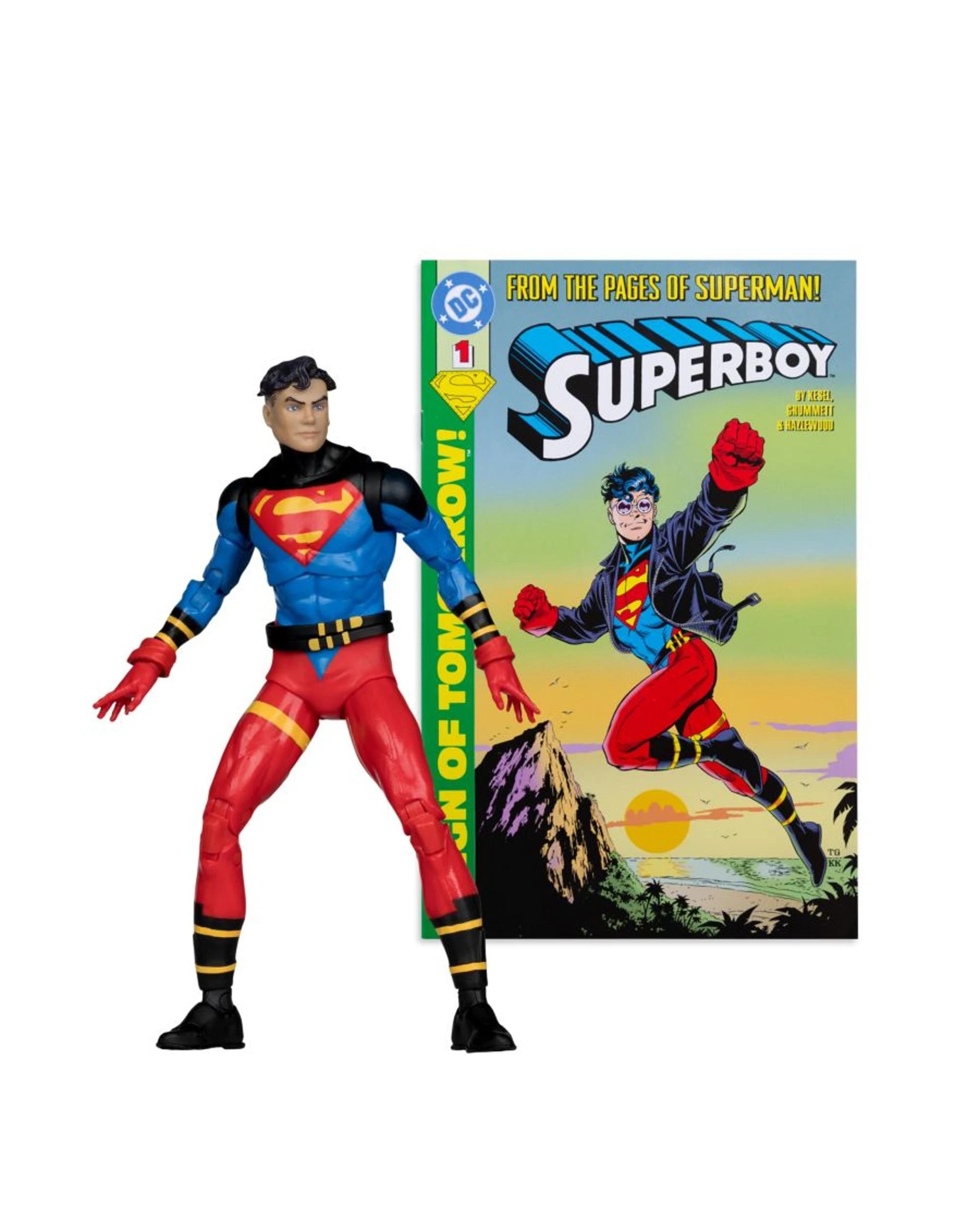6 DC Direct Return of Superman Superboy #1 Superboy 7 inch Action Figure with Comic, 6 of 9
