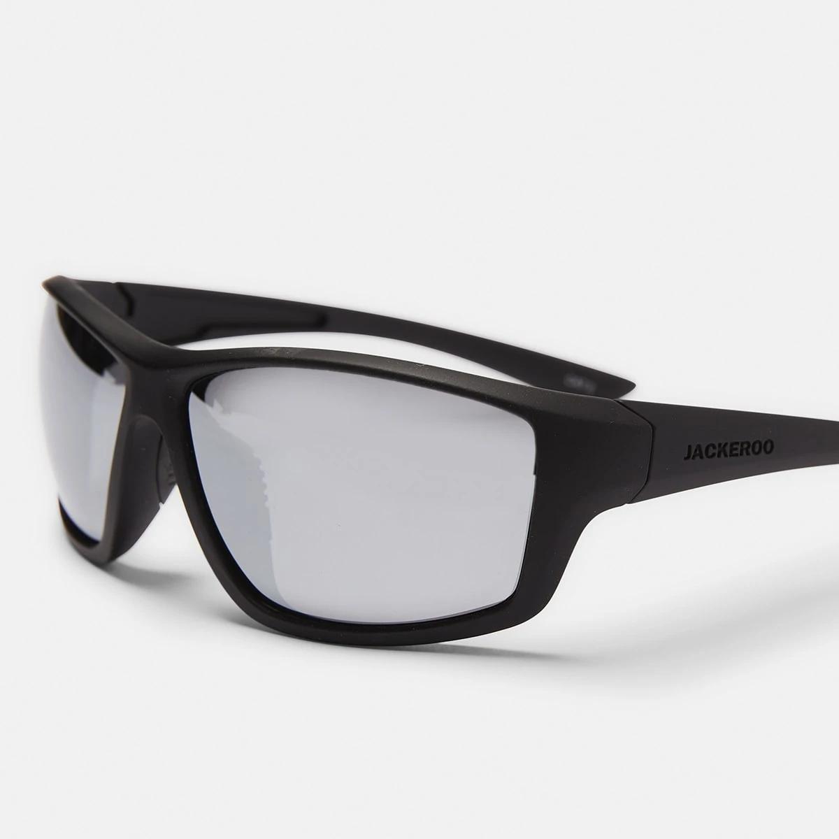 4 Polarised Jackaroo Sunglasses MIRROR BLACK, 4 of 7