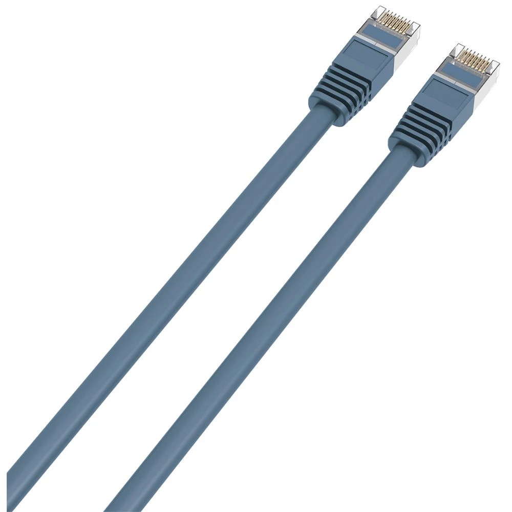 4 J.Burrows Cat6A Ethernet Cable 0.5m Blue, 4 of 7