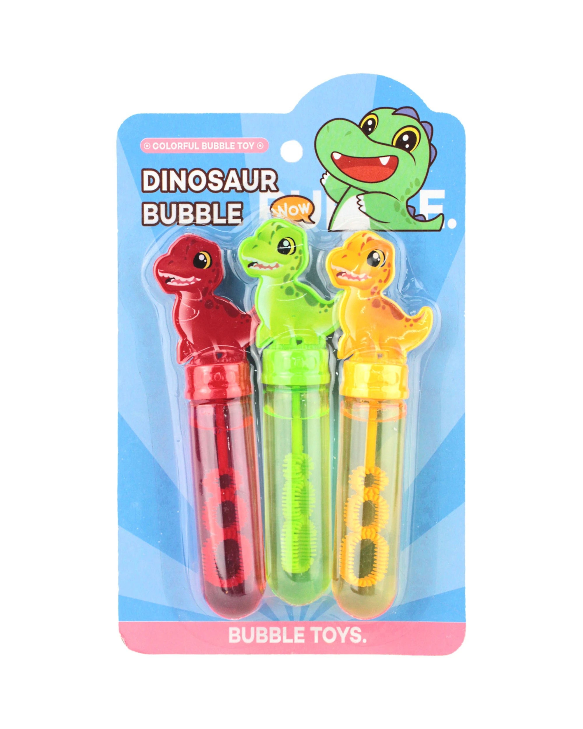 3 Partyrama Pack of 3 Baby Dino Bubble Tubes, 3 of 4