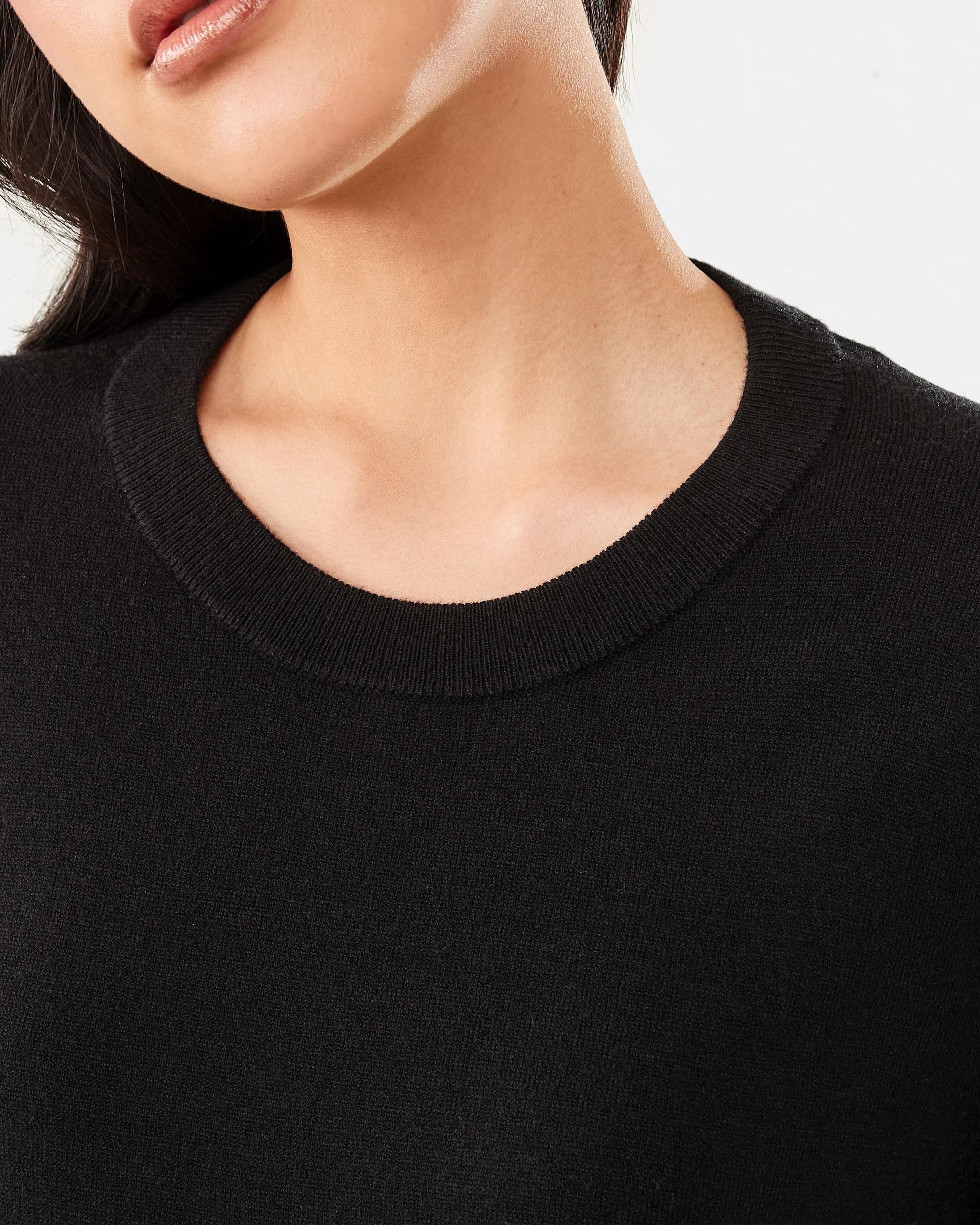 5 Crew Lightweight Jumper Black, 5 of 6