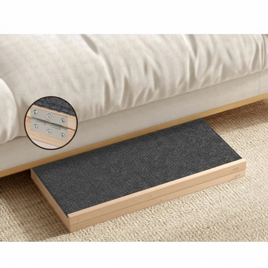 5 i.Pet Dog Ramp 70cm Adjustable Height - Grey, 5 of 5