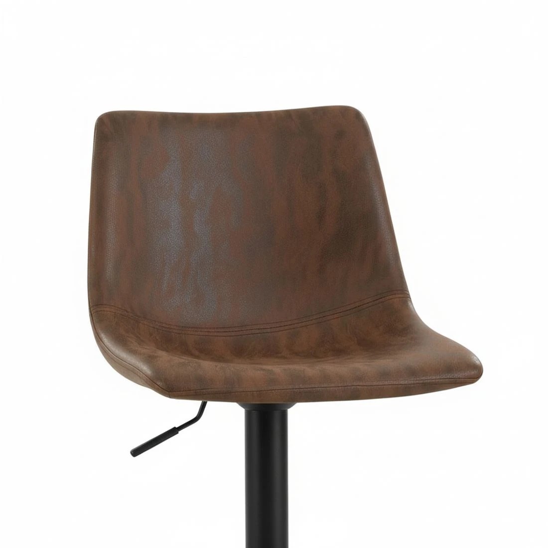 4 Artiss 2x Bar Stools Vintage Swivel Gas Lift - Brown, 4 of 6