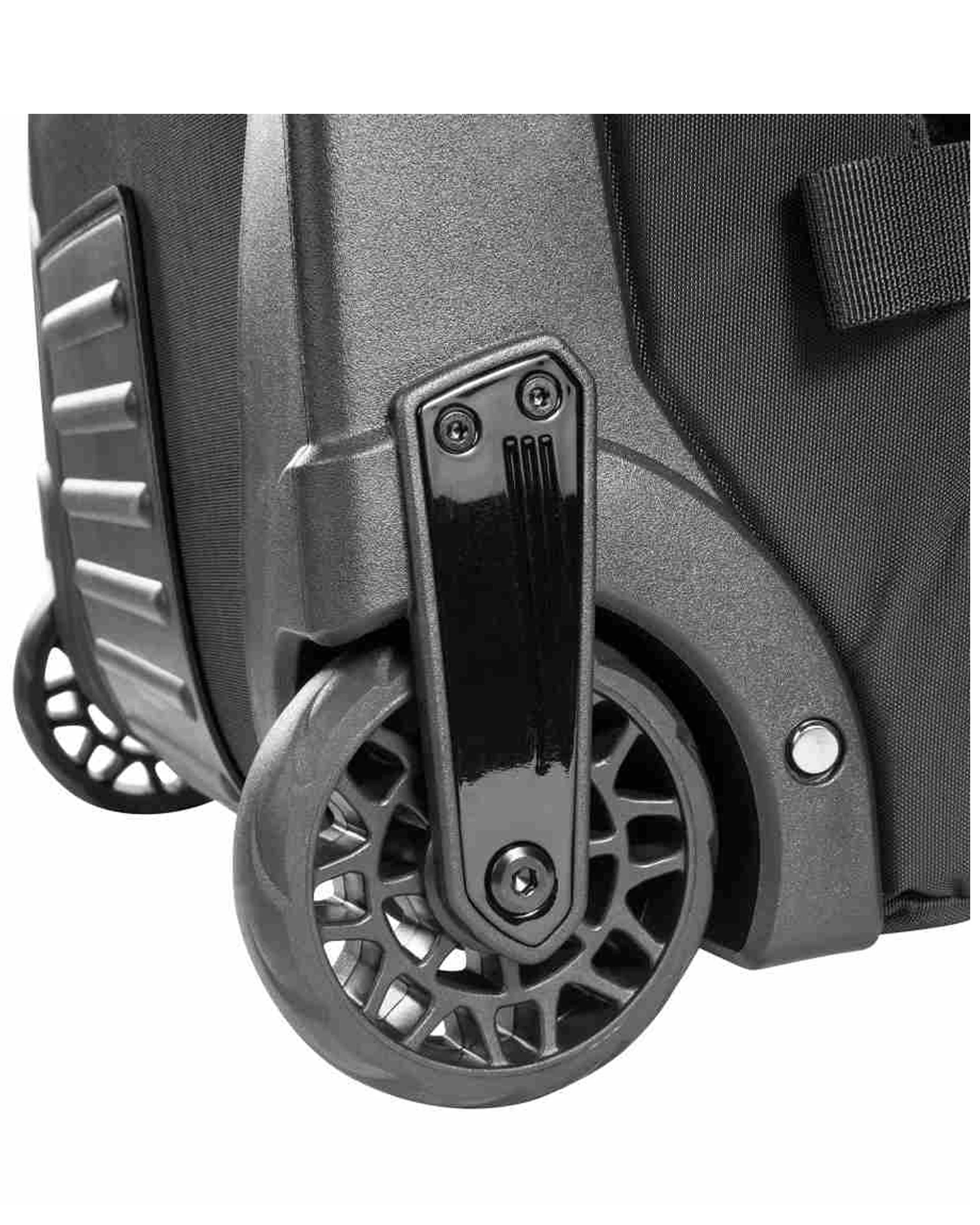 6 Tatonka Barrel Roller Wheeled Duffle 60L Nylon Travel Telescopic Handle - Black, 6 of 10