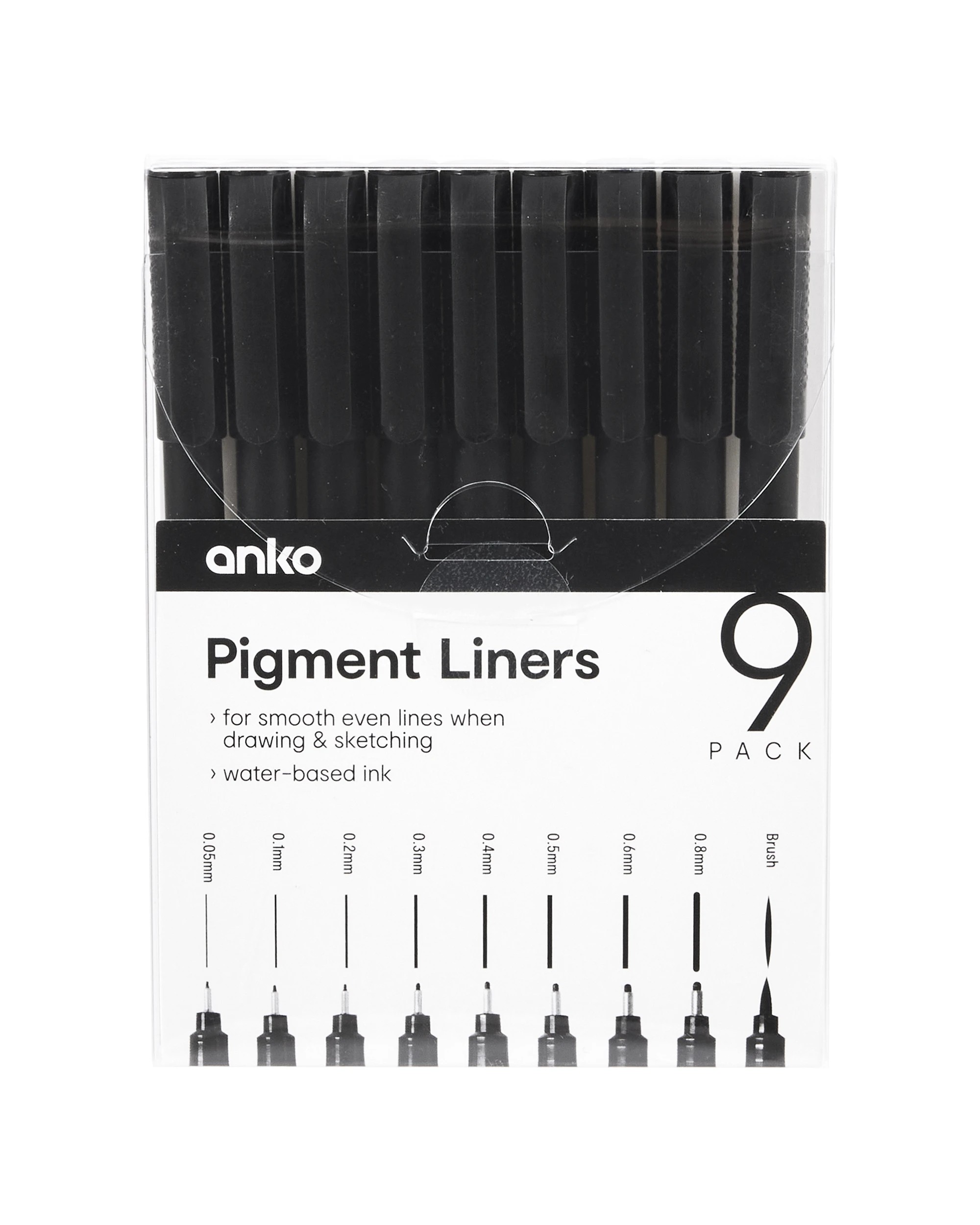 1 9 Pack Pigment Liners, 1 of 7