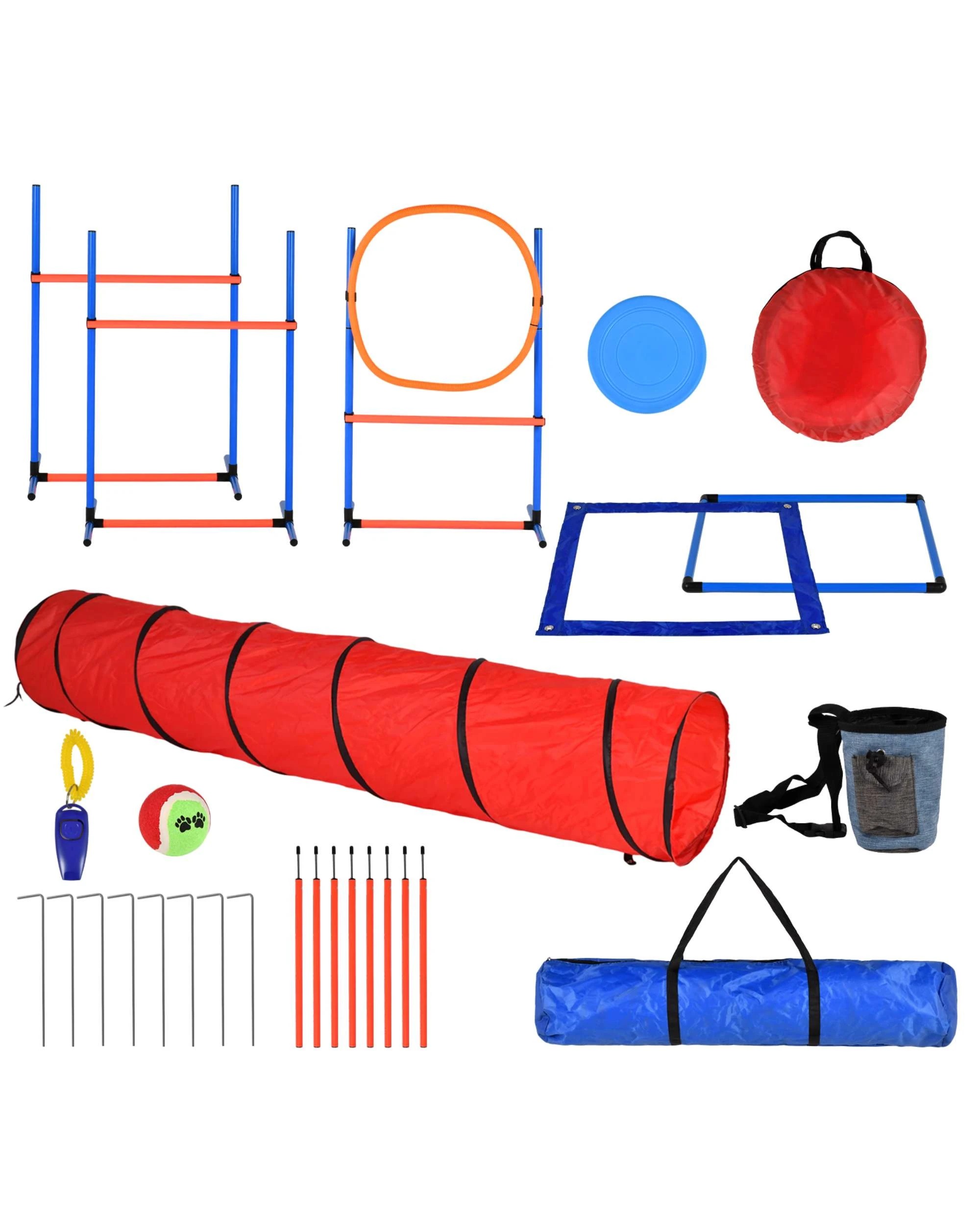 1 Advwin Dog Agility Training Equipment Set Pet Outdoor Game, 1 of 7